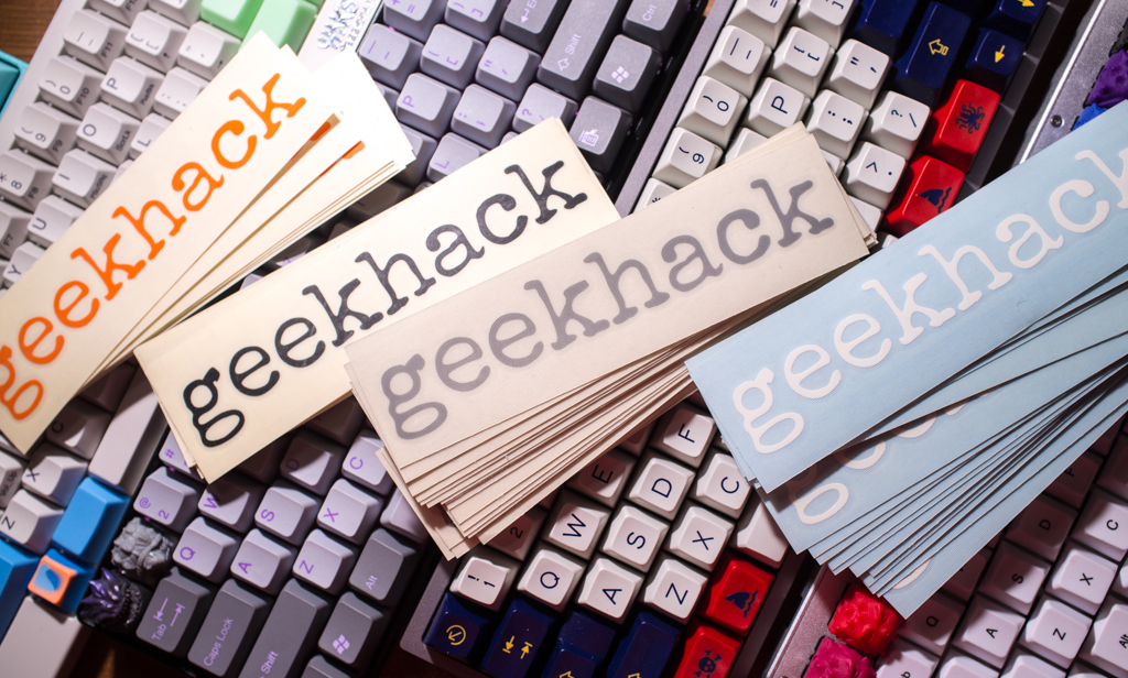 Geekhack Vinyl Stickers - Fund raiser! (Closed)