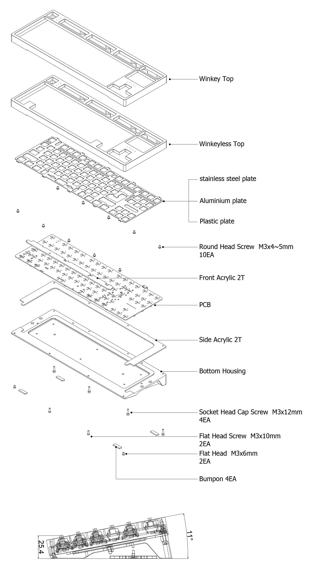 Duck Orion V2.5 TKL Kustom Keyboard [ALL SHIPPED] image 2