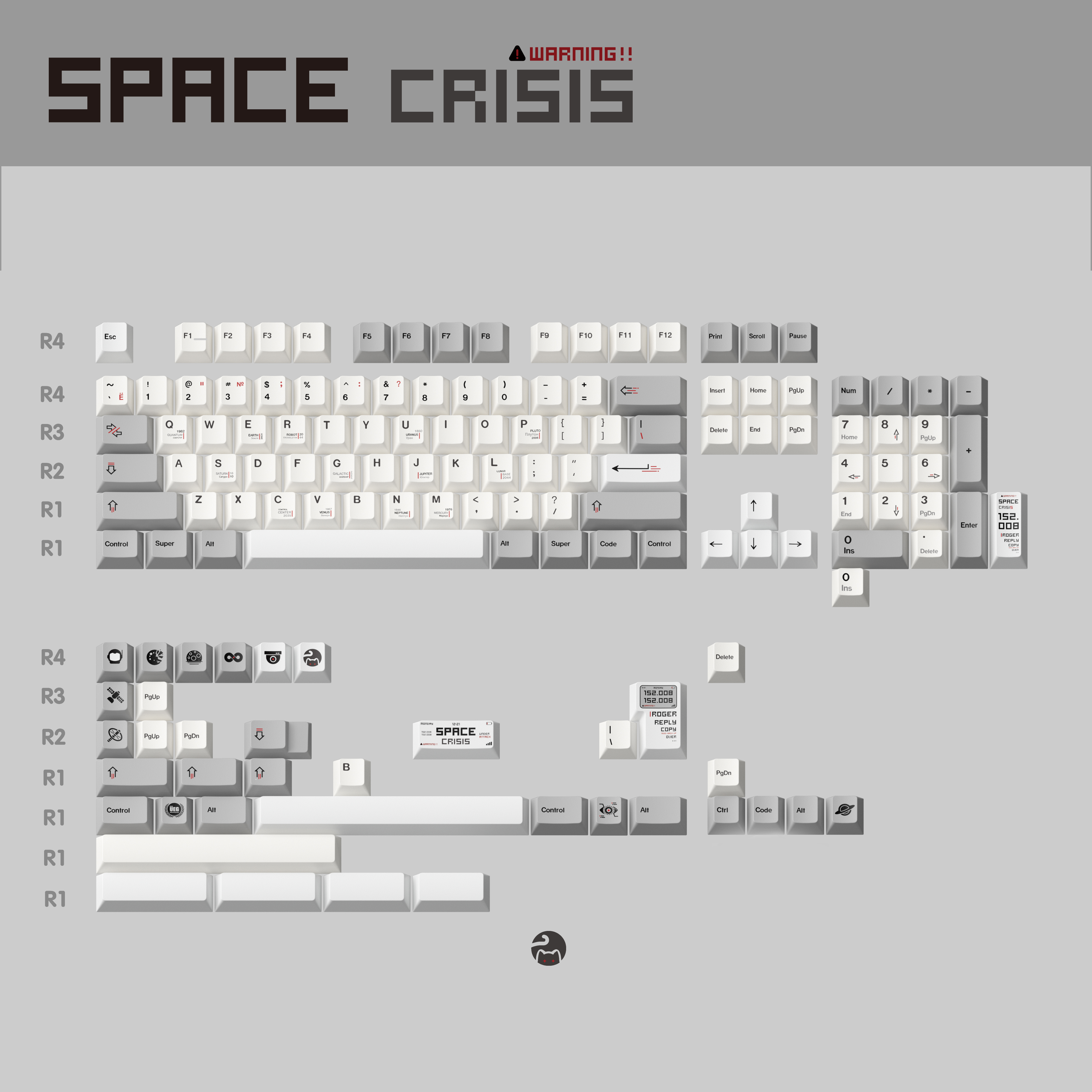 Space Crisis PBT Cherry Keycaps Set | May.19 - June.09 - GB live! image 2