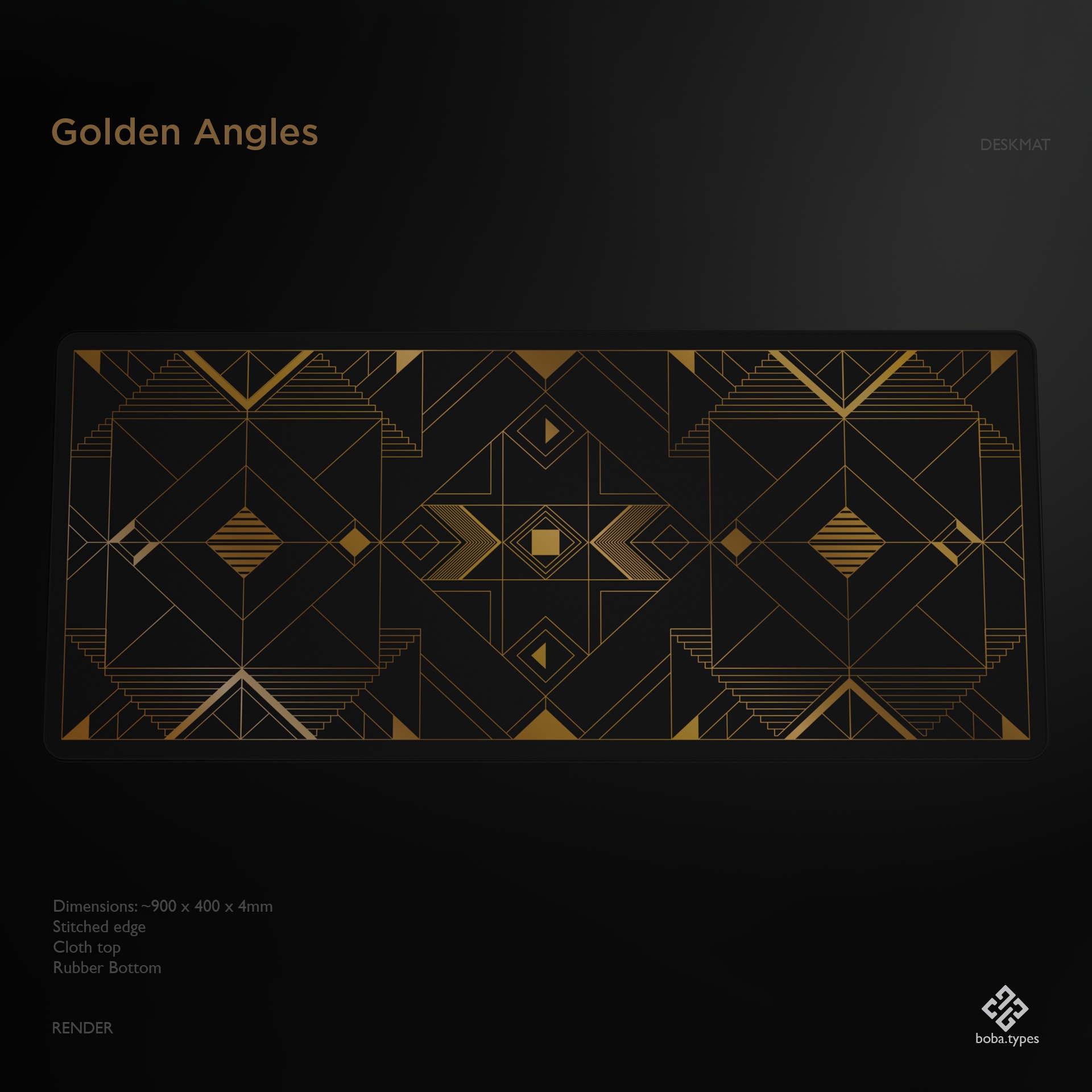 GMK CYL Black & Gold | GB live 'til 20th March - New deskmats/renders! image 17