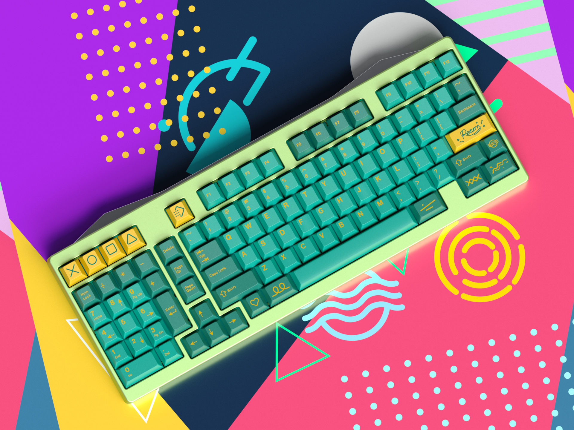 GMK Baltic and Gateron x Baltic Ink v2 switch (GB closed) image 14