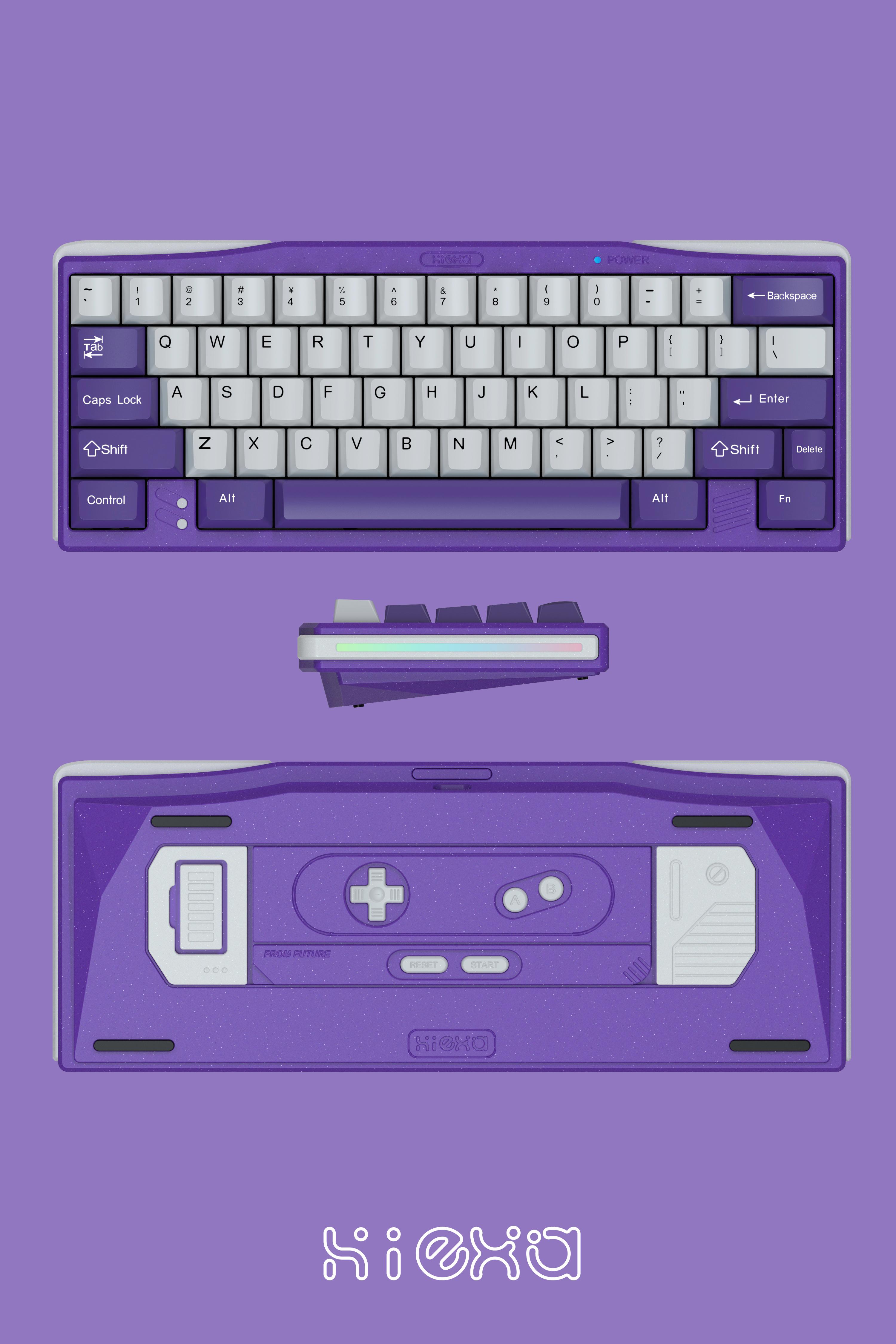 Hiexa G Series-G60 New Mounting, One Button Quick Disassembly Keyboard image 16
