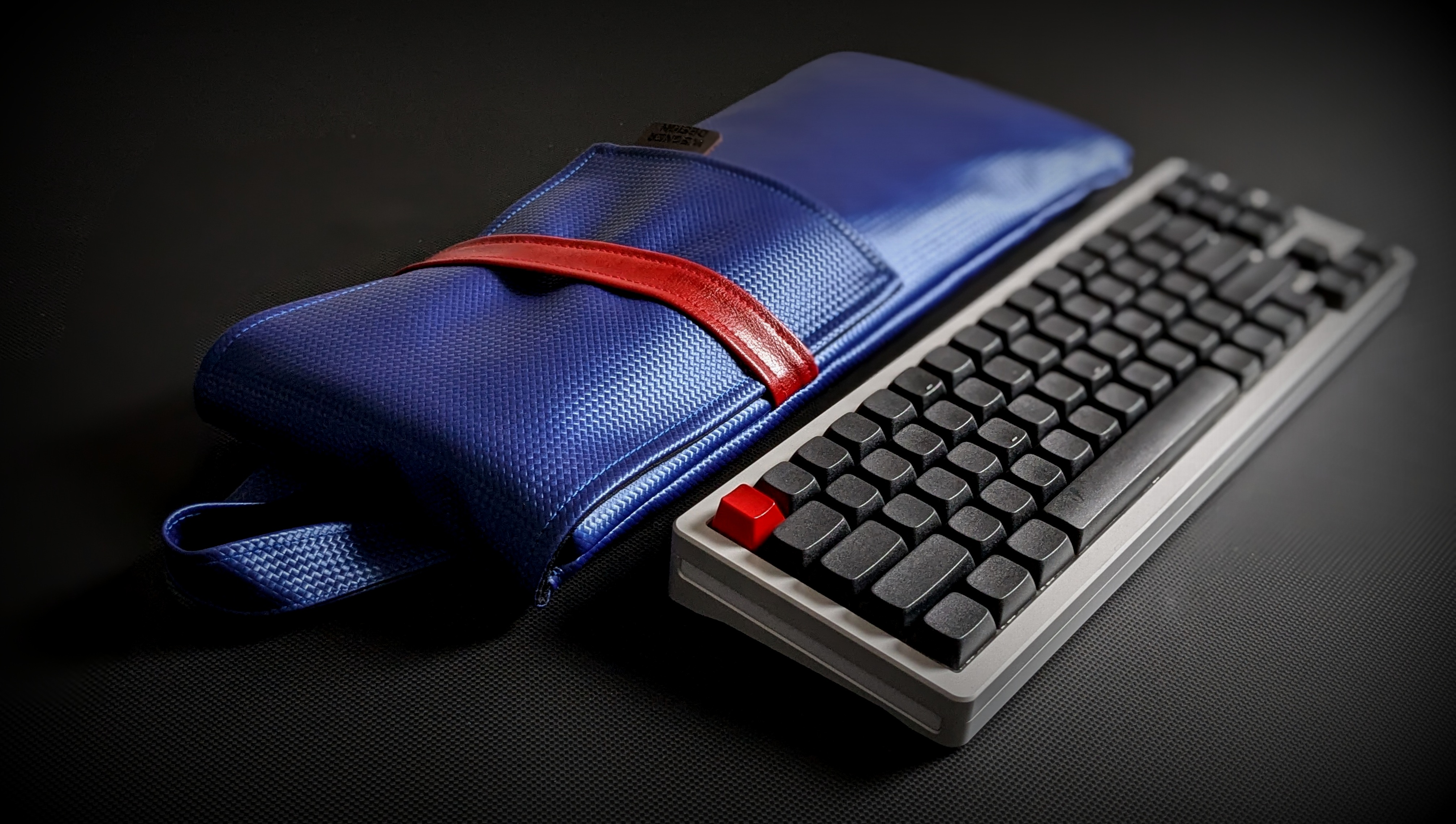 Handmade Premium Keyboard Bags - Carbon Blue (Open orders until Aug. 24th) image 4