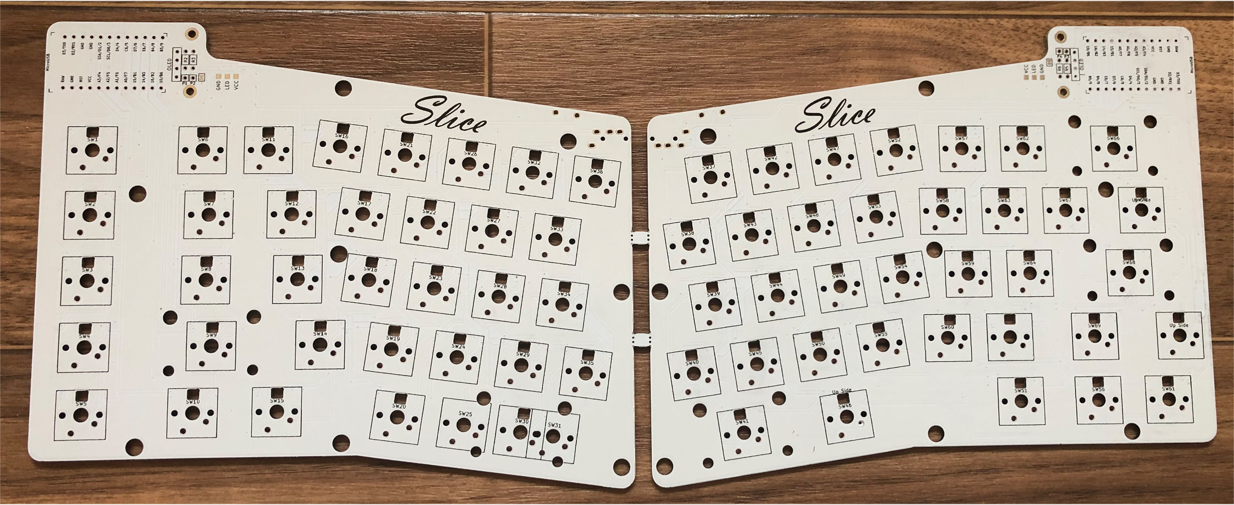 Slice and Slice RGB, Split Alice Keyboards. GB Closed image 6