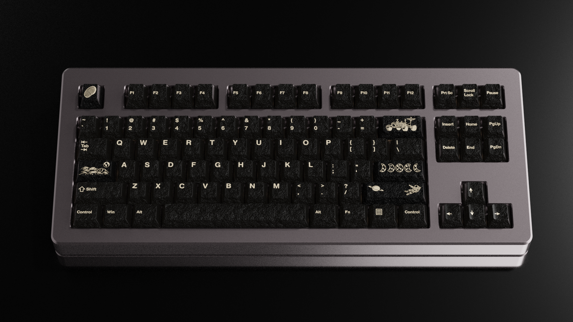 Awekeys Moon Landing - Stonelike Metal Keycap Set - Sound Test Updated image 8