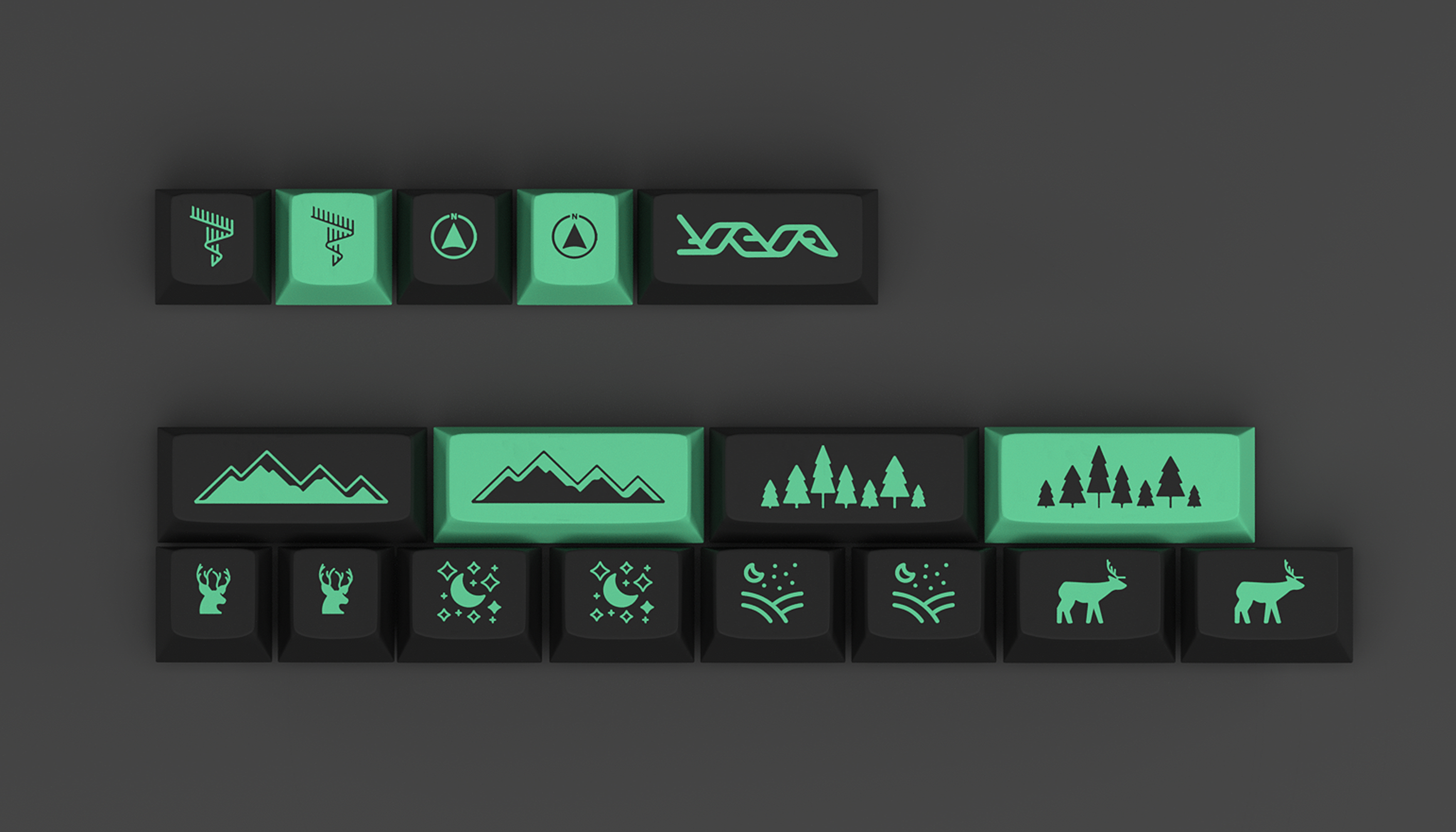 GMK Aurora Polaris | Finished! Color Samples image 8