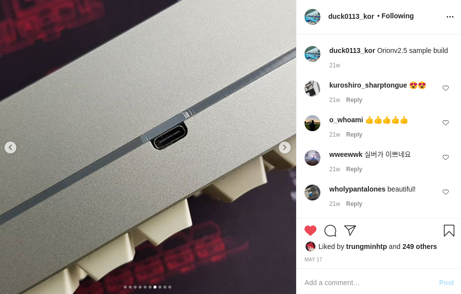 Duck Orion V2.5 TKL Kustom Keyboard [ALL SHIPPED] image 8
