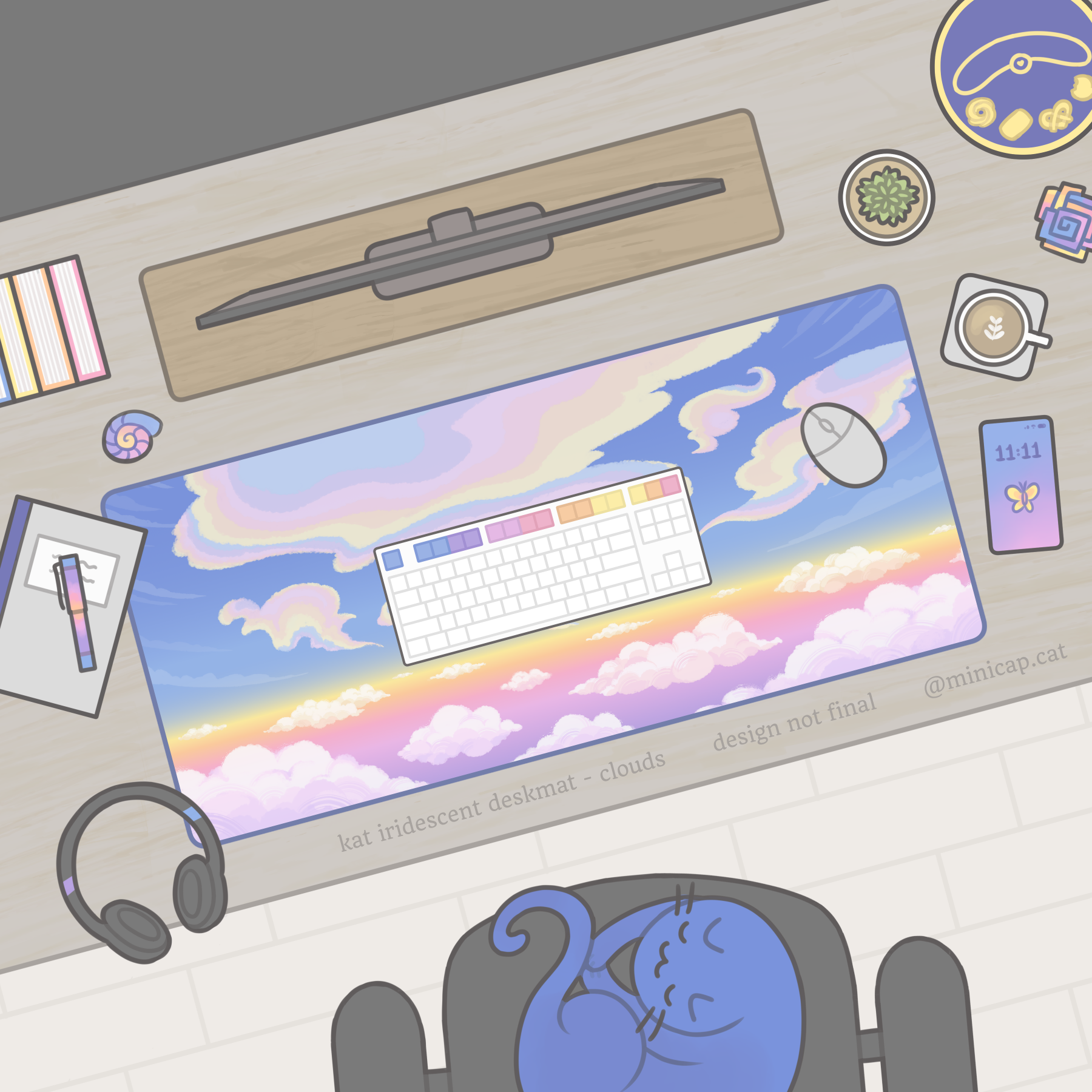 KAT Iridescent ✨ - update: deskmat designs! image 28