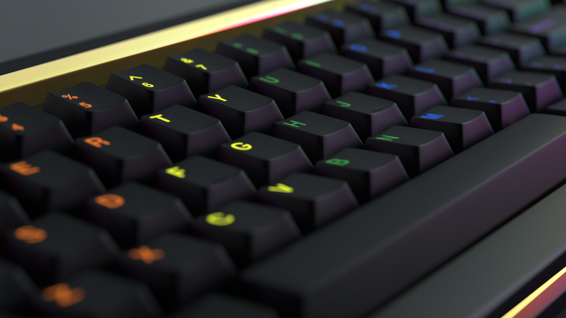 GMK Midnight Rainbow - Shipping to Vendors July 2021 image 11