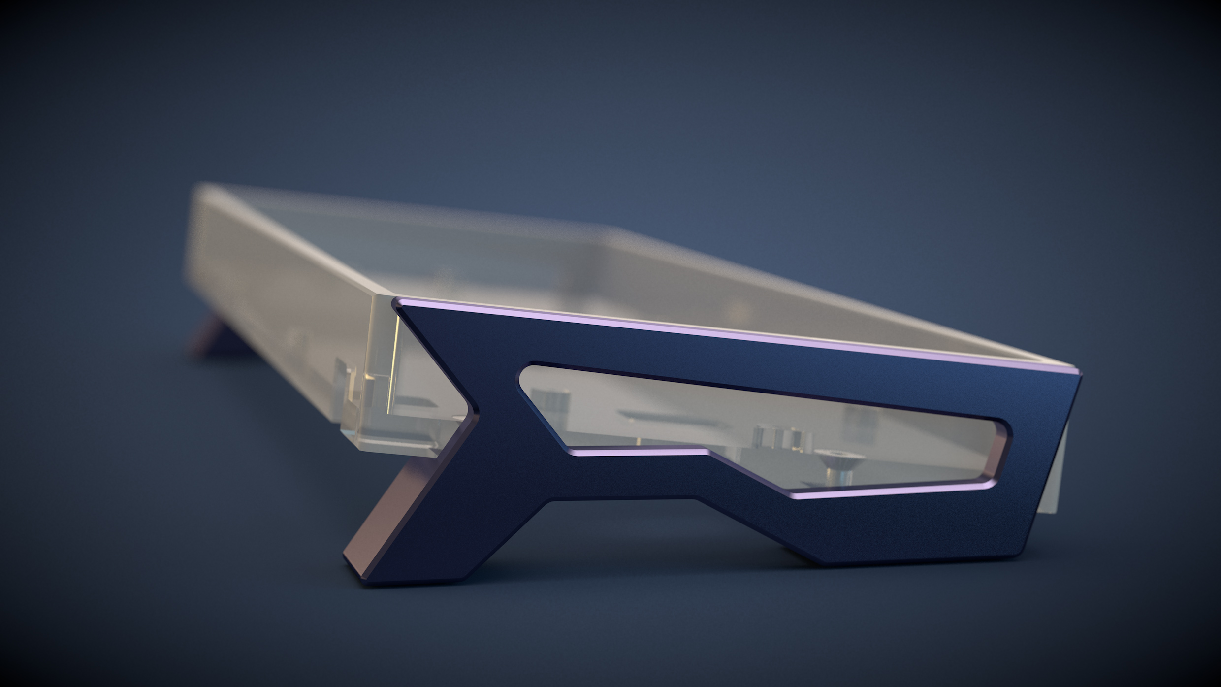 LUSTRO Aluminum + Acrylic Custom 60% Case [Packing] image 3