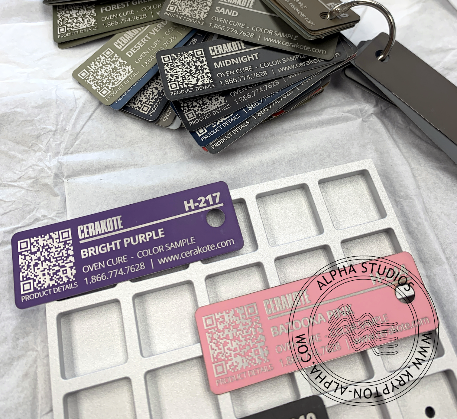 [Pre-Order] Krypton Alpha T19A Artisan Tray. Aluminium & Cerakote™ with Badge image 19