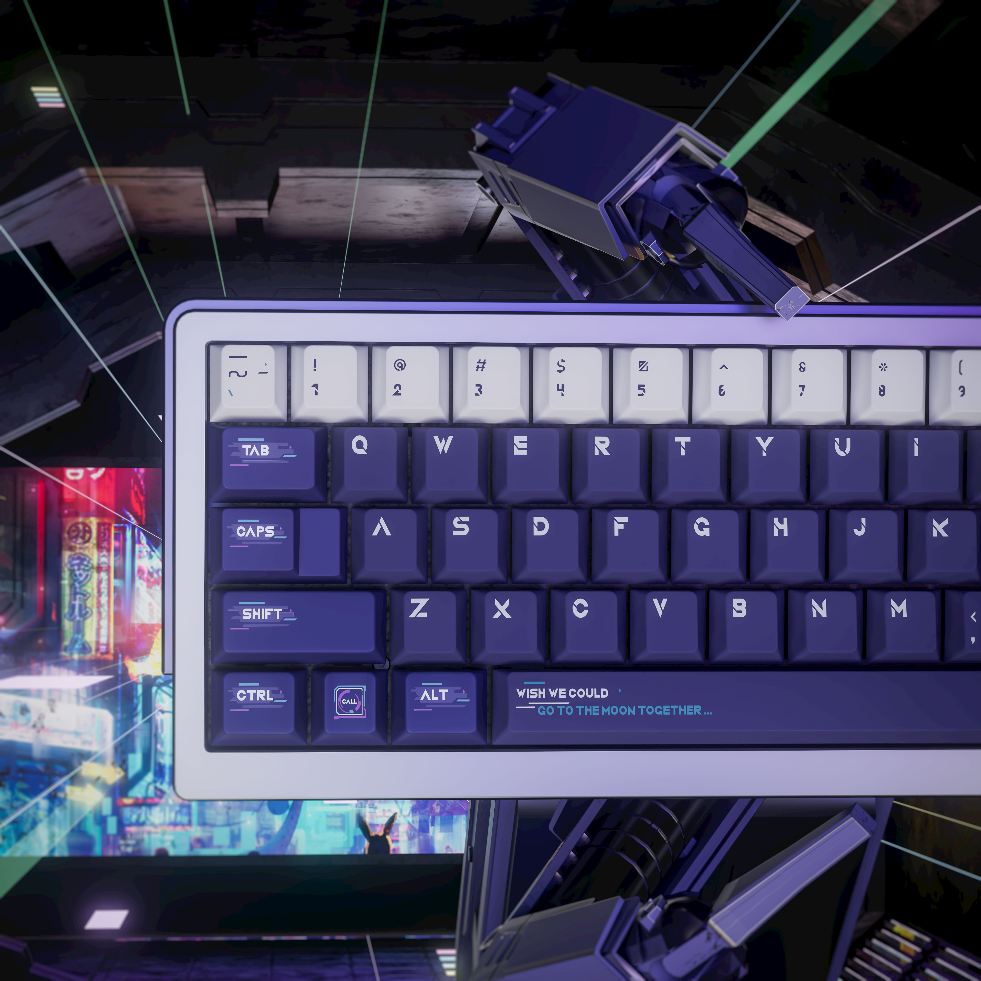 CreateKeebs Net Runner -cyberpunk style image 11