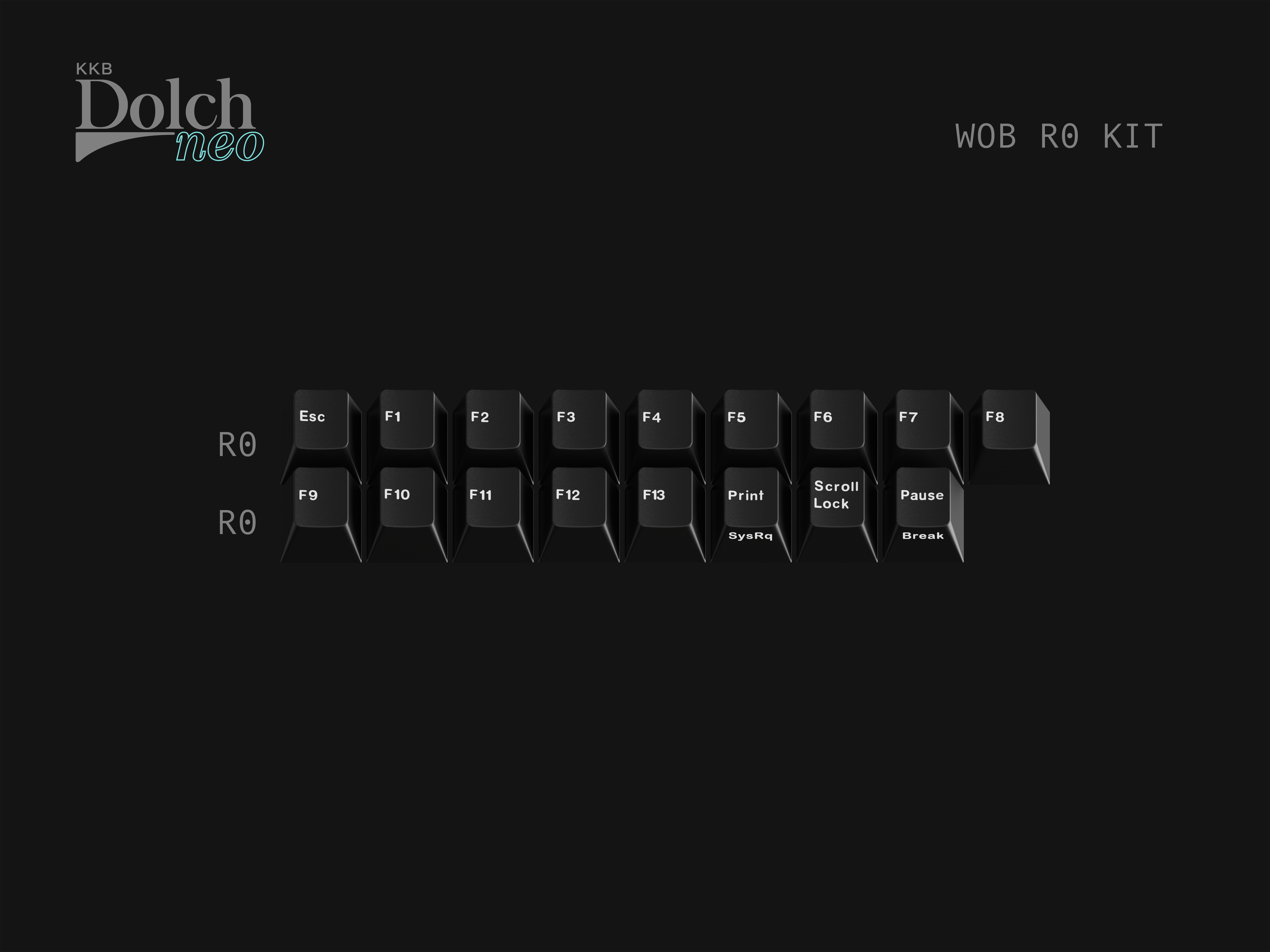 KKB Dolch Neo | R0, R5 in base, & big keys! image 6