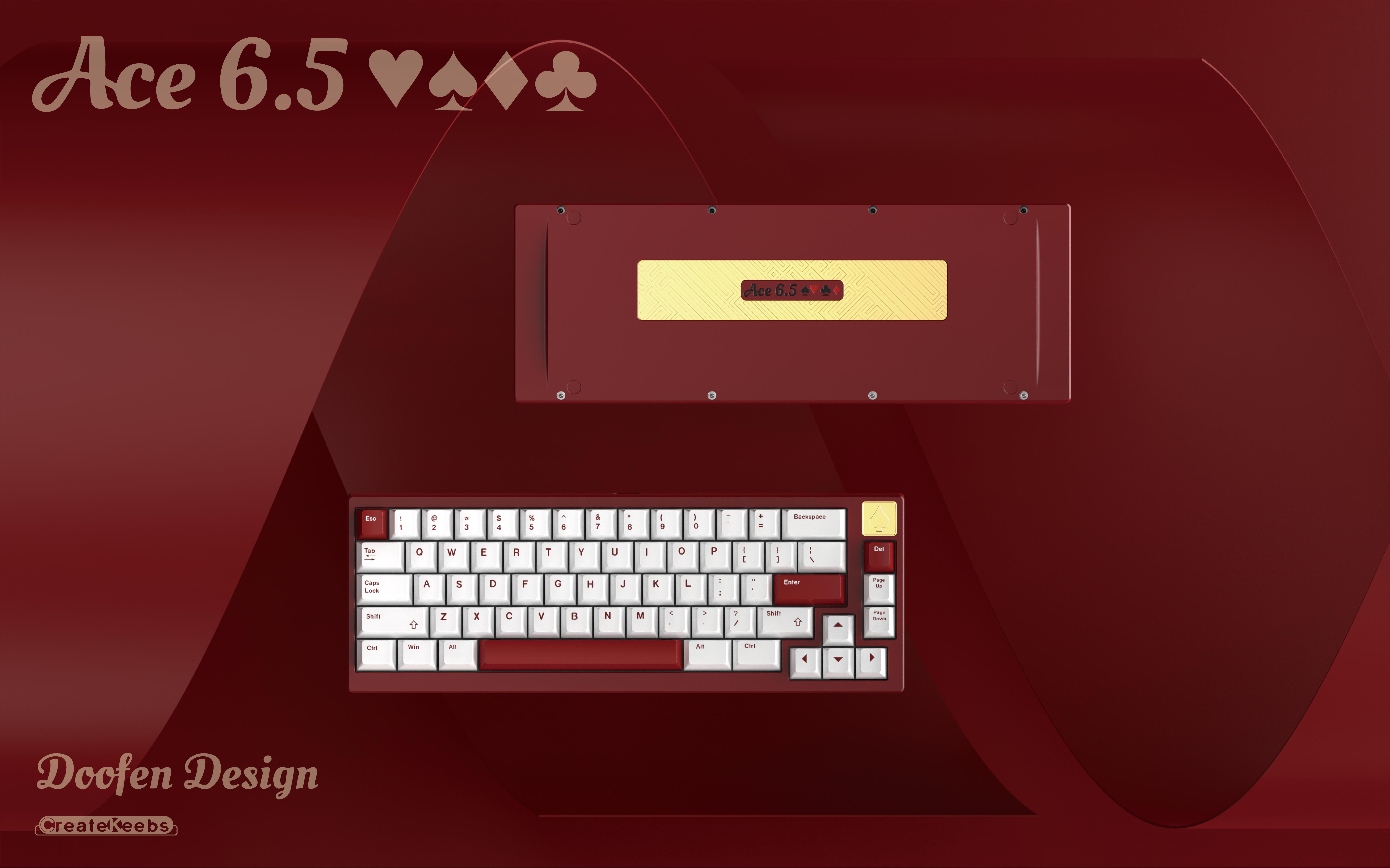 Ace6.5--65% Keyboard,Ceatekeebs 2023 new work image 7