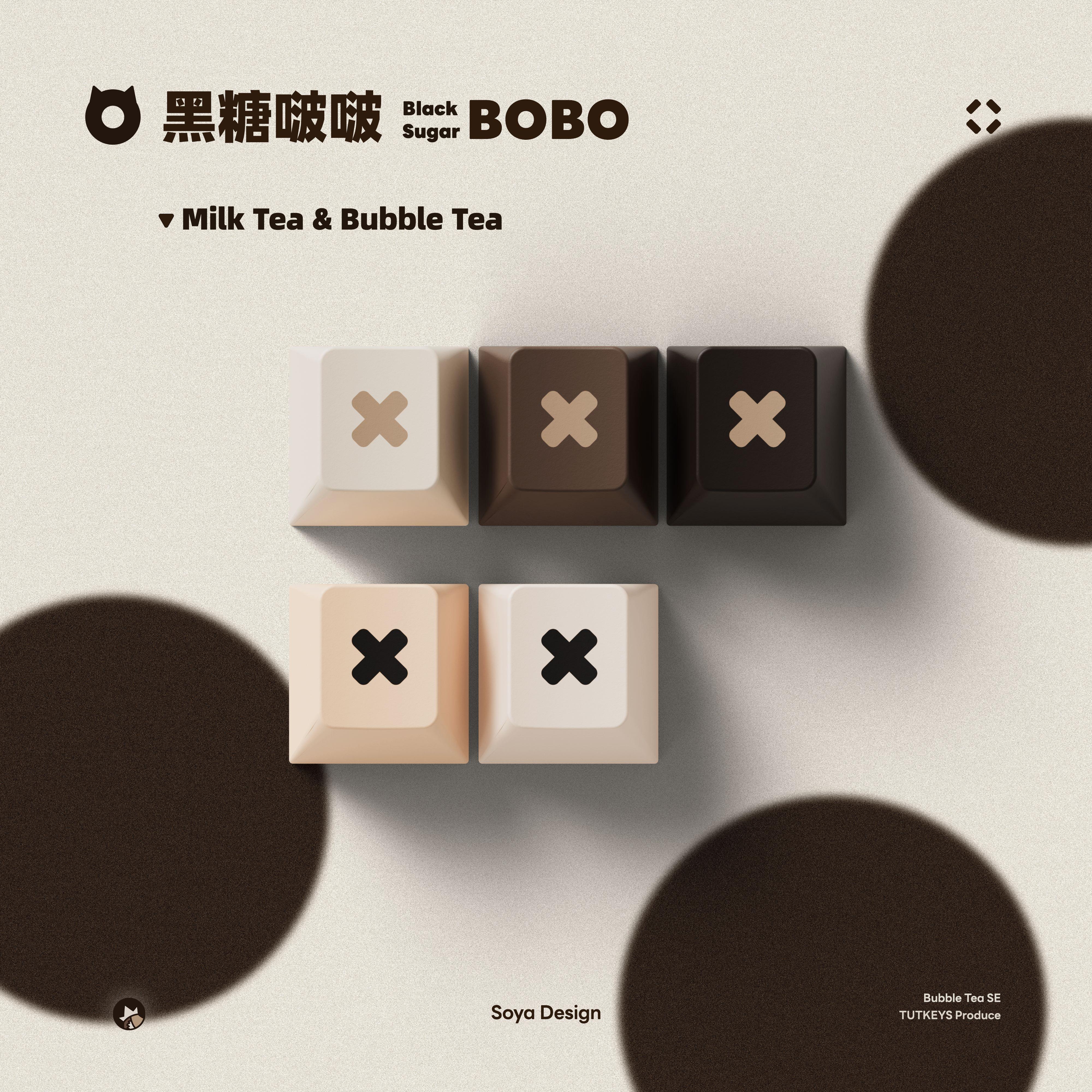 TUTKEYS Black Sugar Bobo Keycaps image 4
