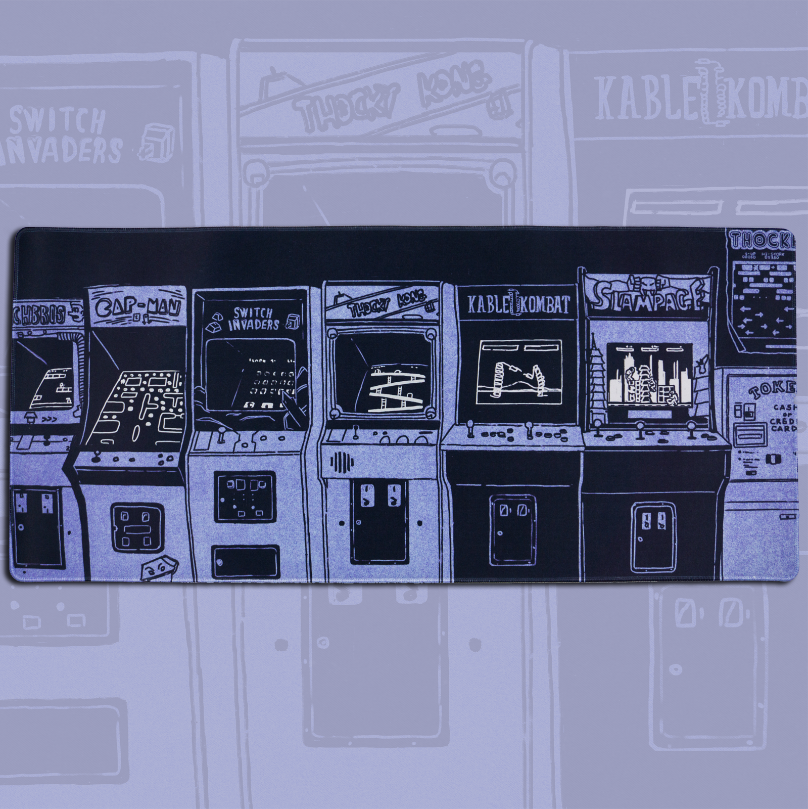 Mechade // Arcade Themed Desk Mats // GB CLOSED image 3