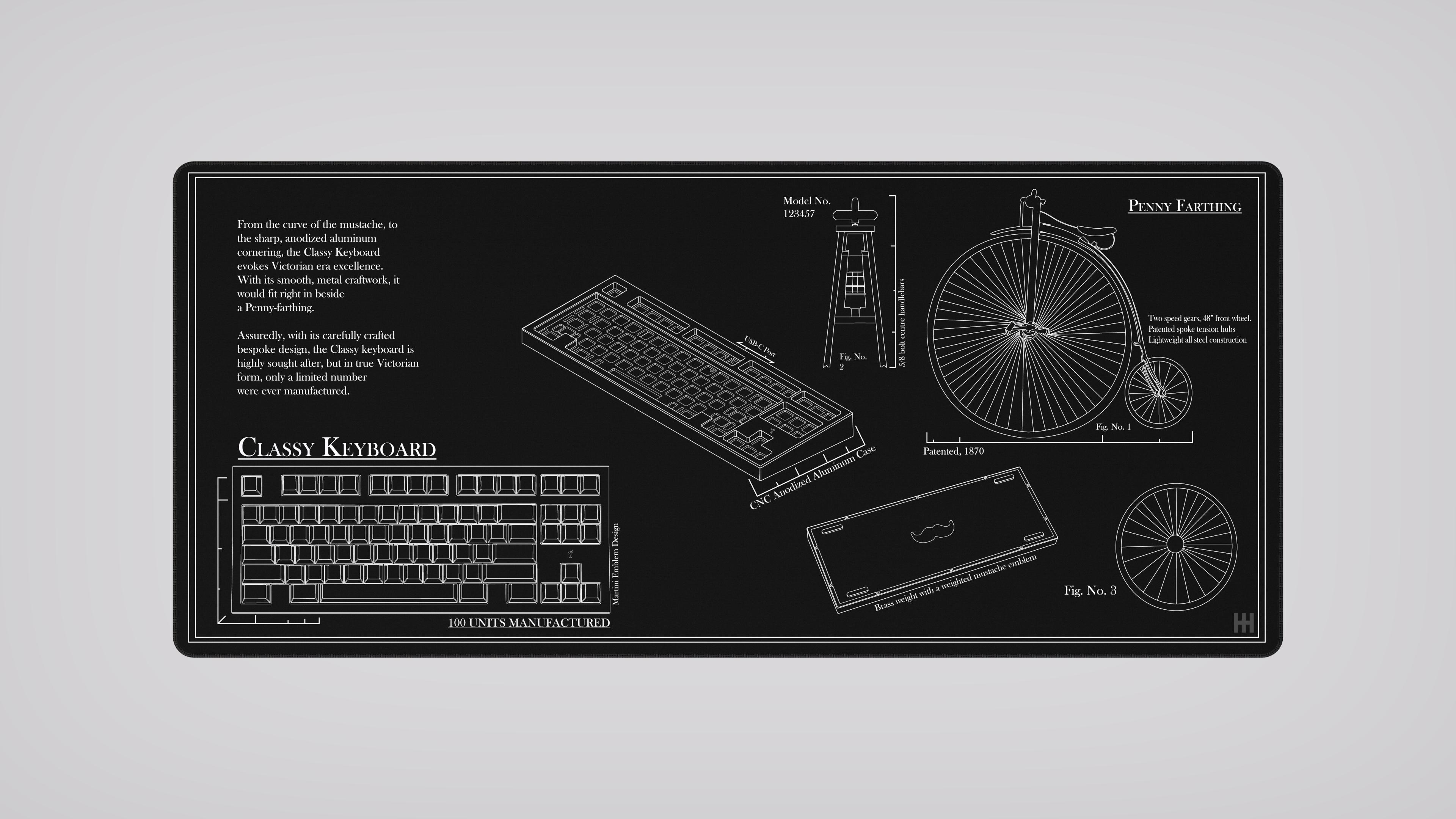Classy Deskmat Collection by LastPadawan in collaboration with Masterworks image 5