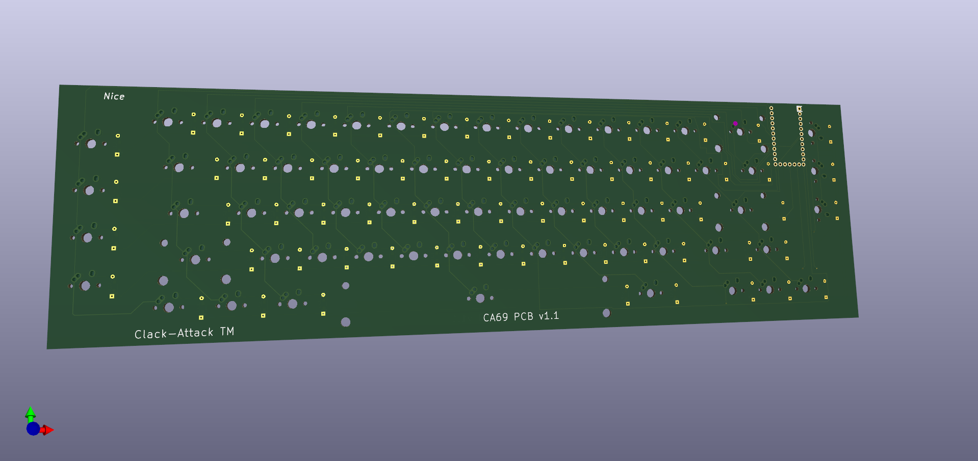 Clack-Attack Nice69 v2 | entry level 69-key design (GB Currently Open) image 5