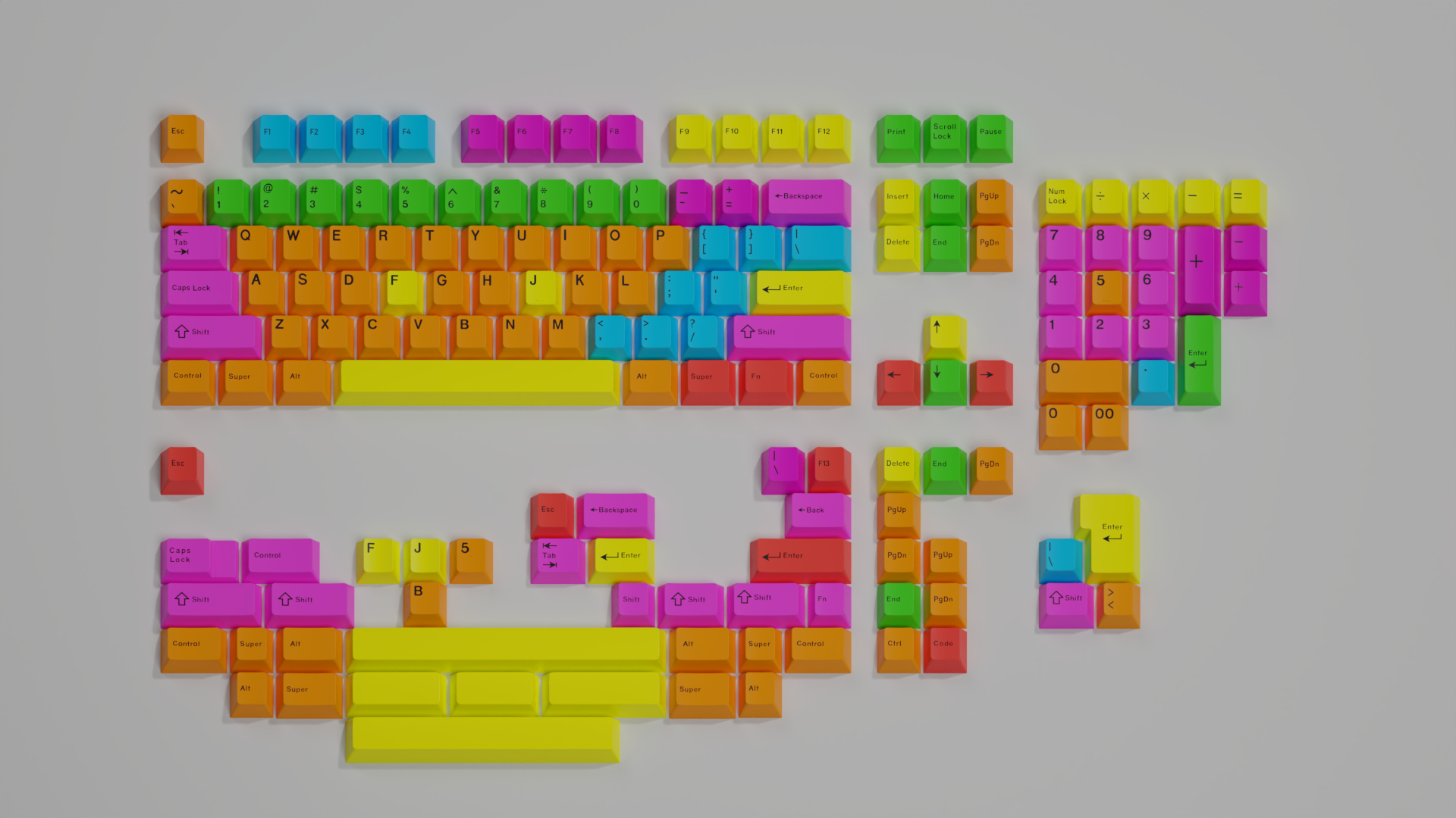GMK CYL Highlight (Hi Licht) | Colours down to 5, novelty kit draft image 7