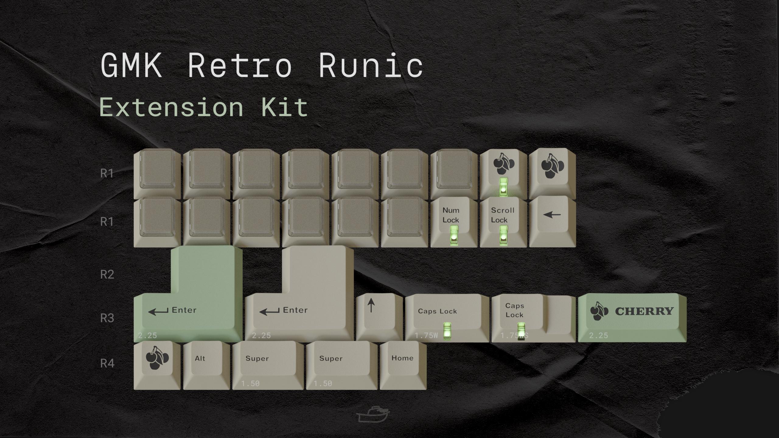 GMK Retro Runic image 4