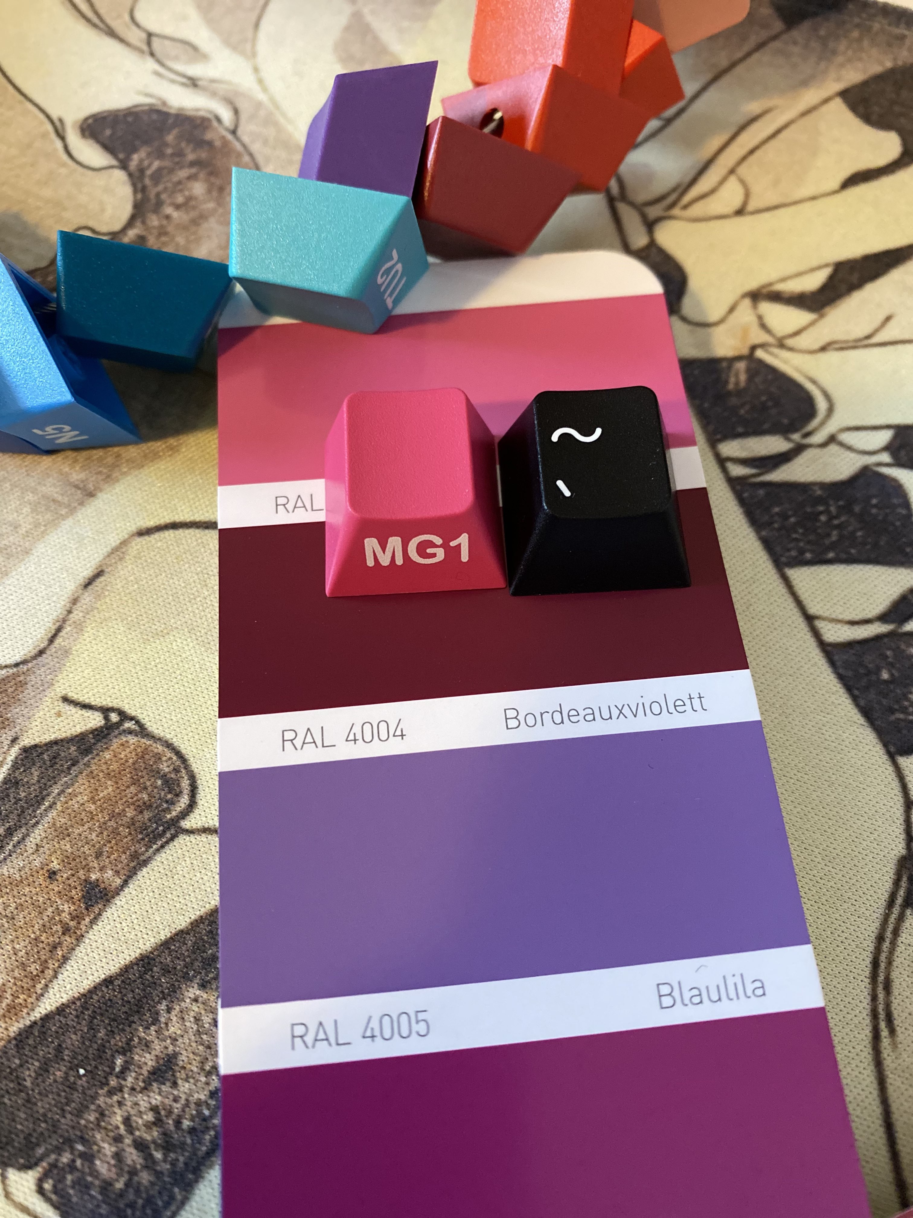 GMK Black Cherry | CN AND SEA VENDOR ADDED!, Deskmat Design Changed image 4