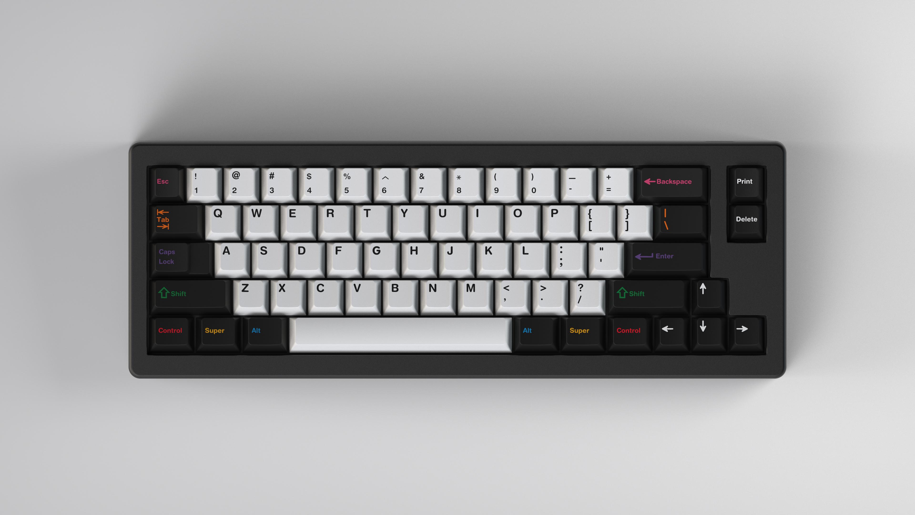 GMK Black Modi - WoB Addon Kit image 3