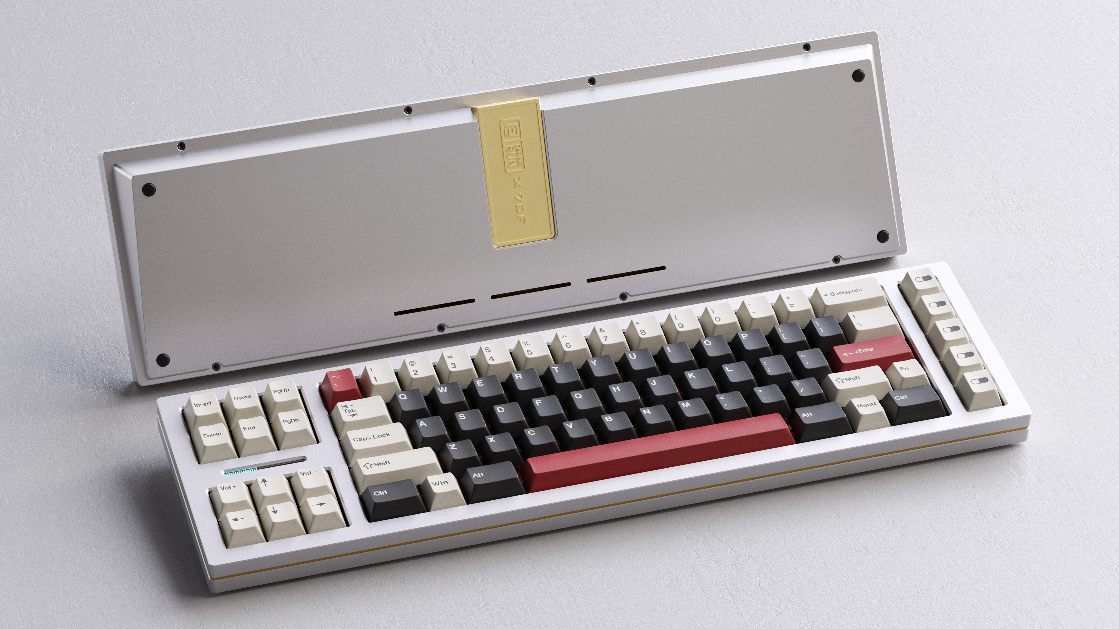 DR-70F Keyboard,70%+5% keyboard can be rotated and switched. image 10