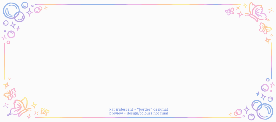 KAT Iridescent ✨ - update: deskmat designs! image 27