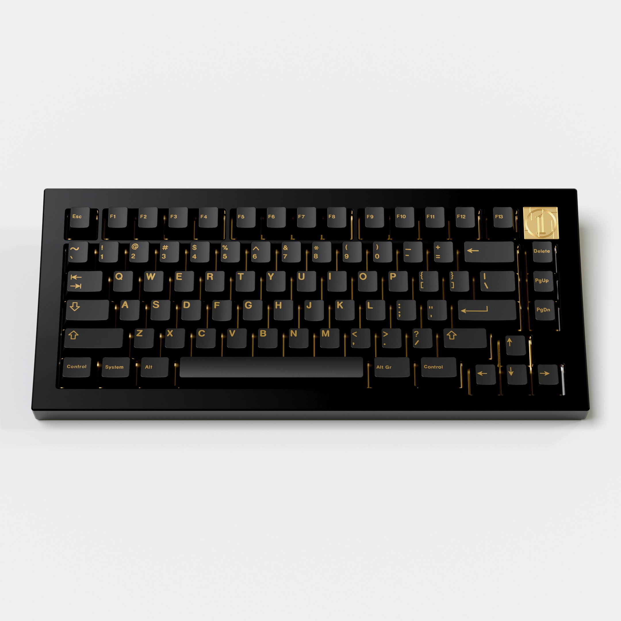 GMK CYL Black & Gold | GB live 'til 20th March - New deskmats/renders! image 19