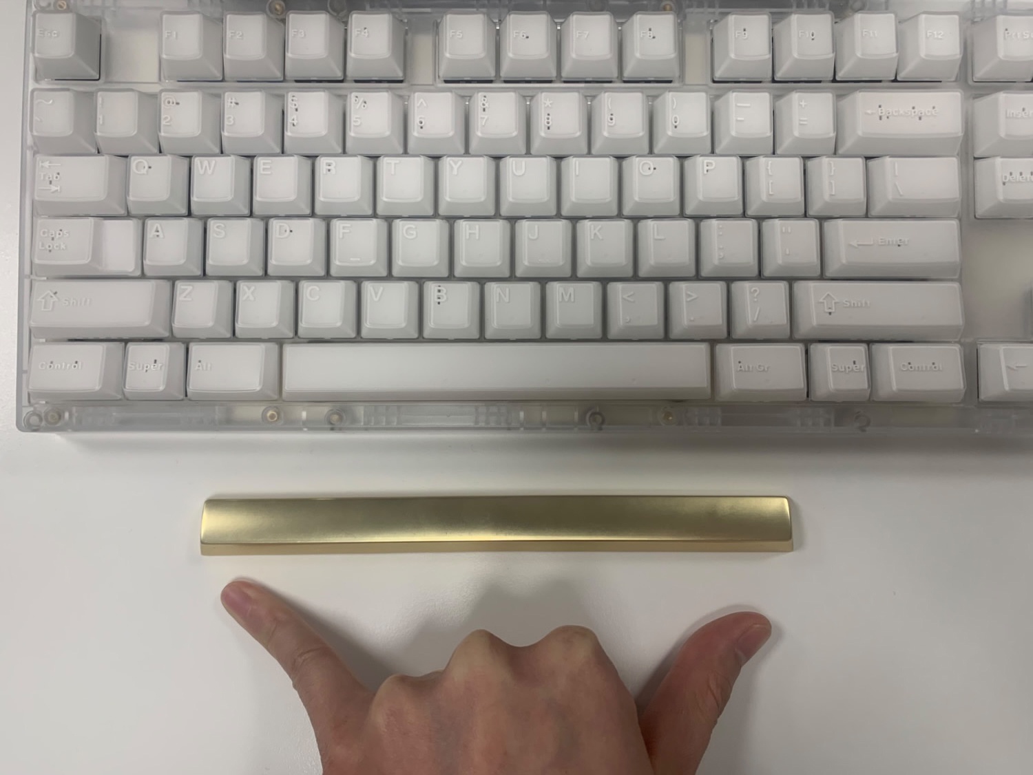 Awekeys Metal 10u Spacebar - 4 Color Options - Vendor & Price Update image 8