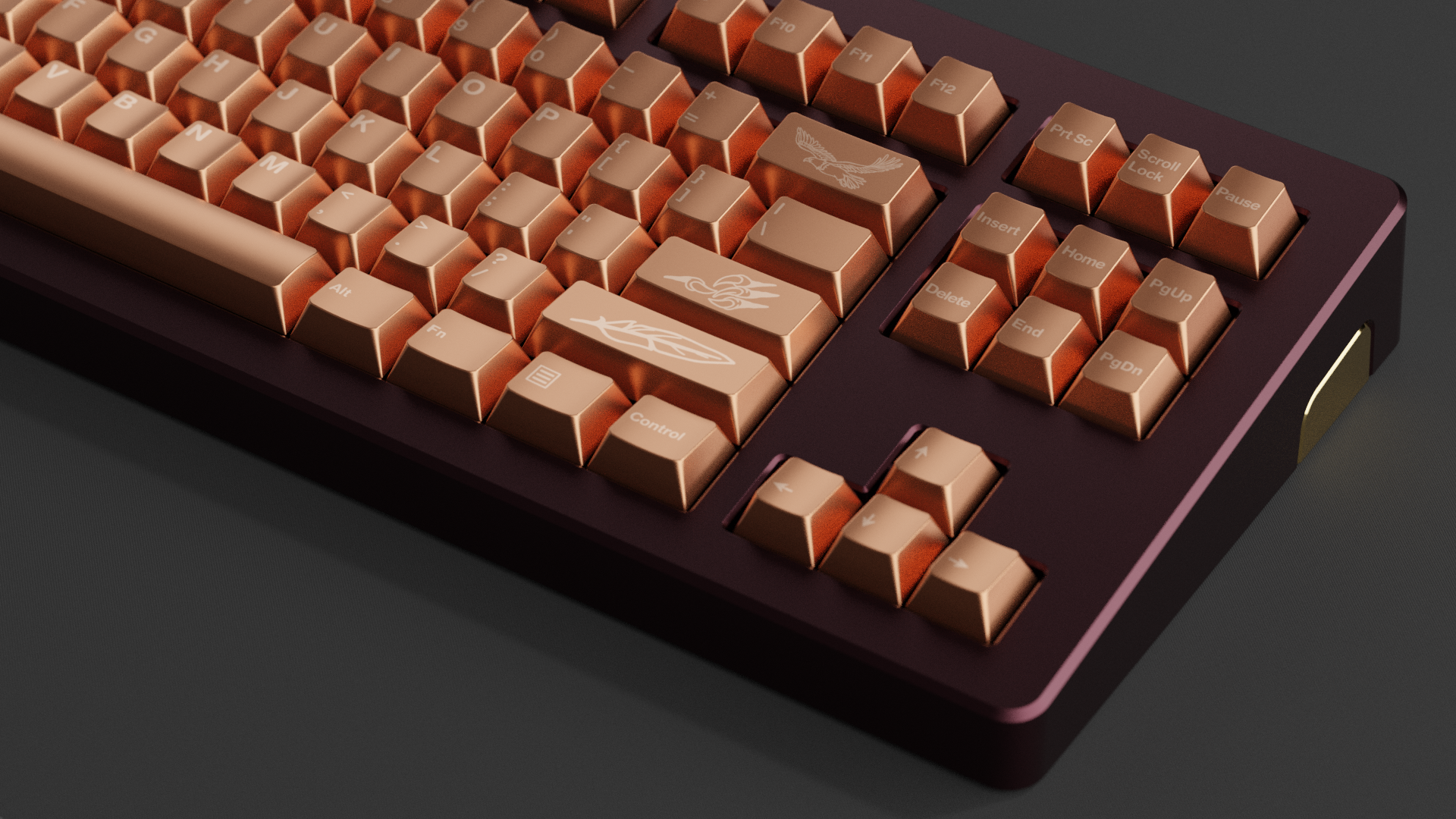 Awekeys Metal Keycaps Set | The Copper Eagle image 11