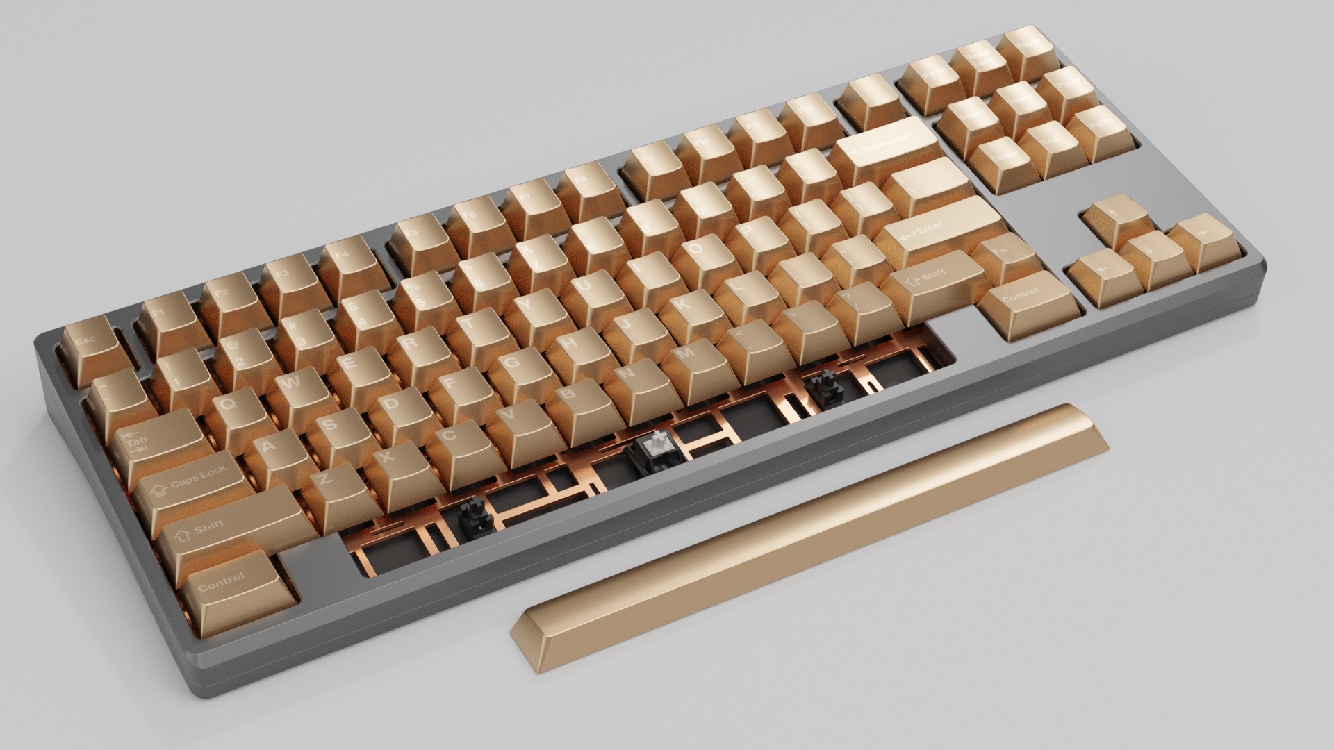 Awekeys Metal 10u Spacebar - 4 Color Options - Vendor & Price Update image 6