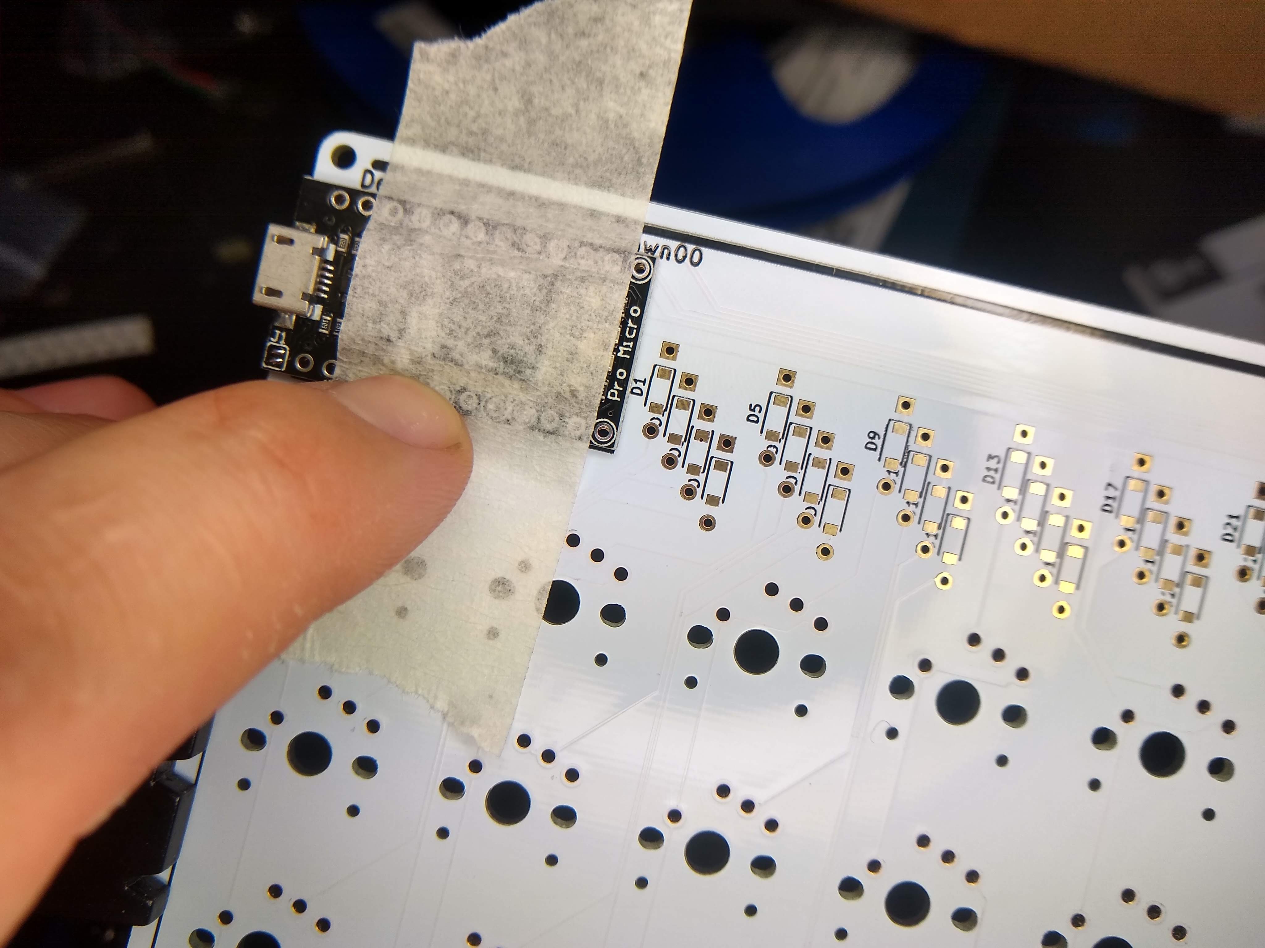 Houndstooth Split Plaid/RoMac style keyboard kits and PCBs (Complete) image 13