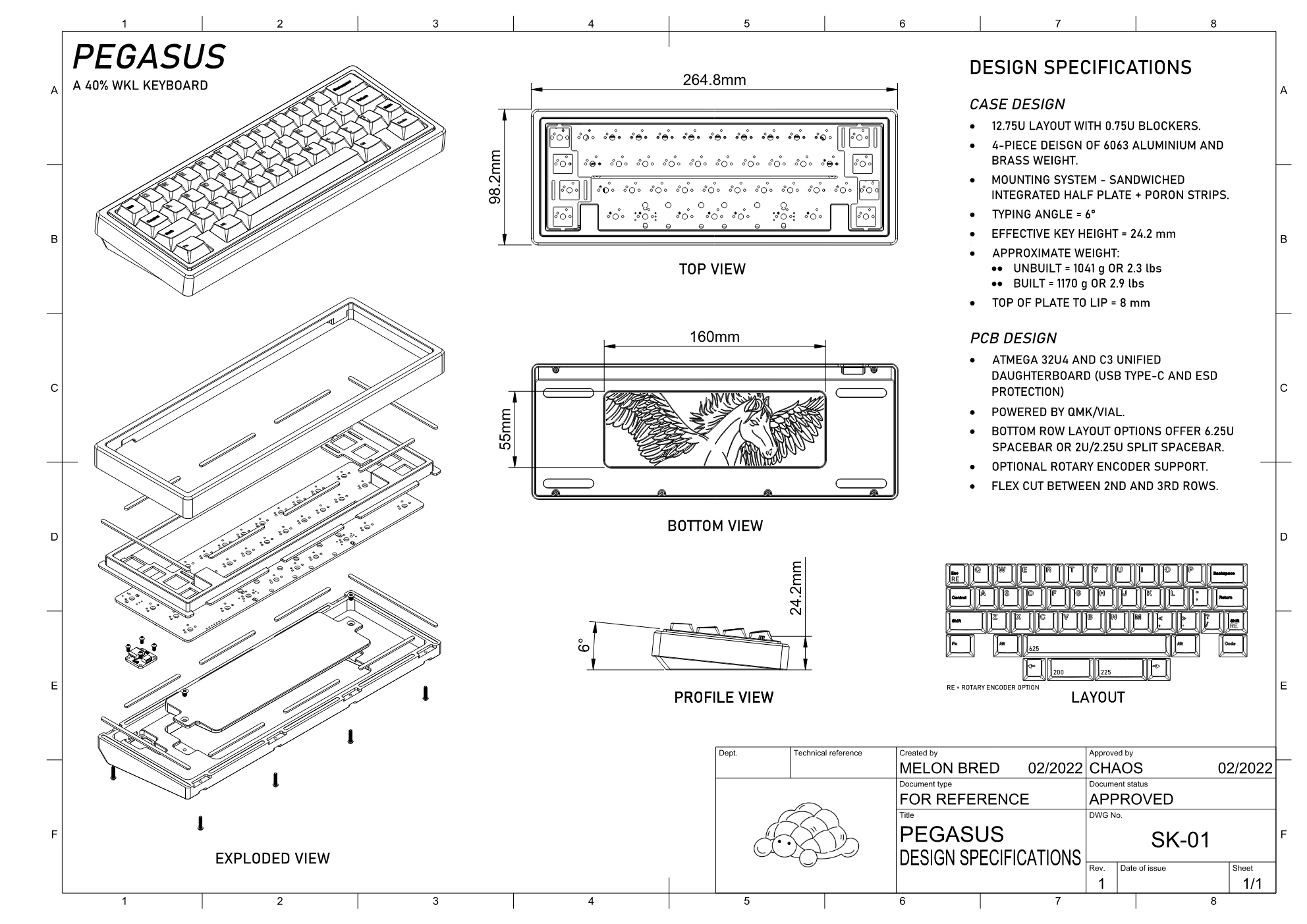 Pegasus - 40% "WKL" Keyboard image 7