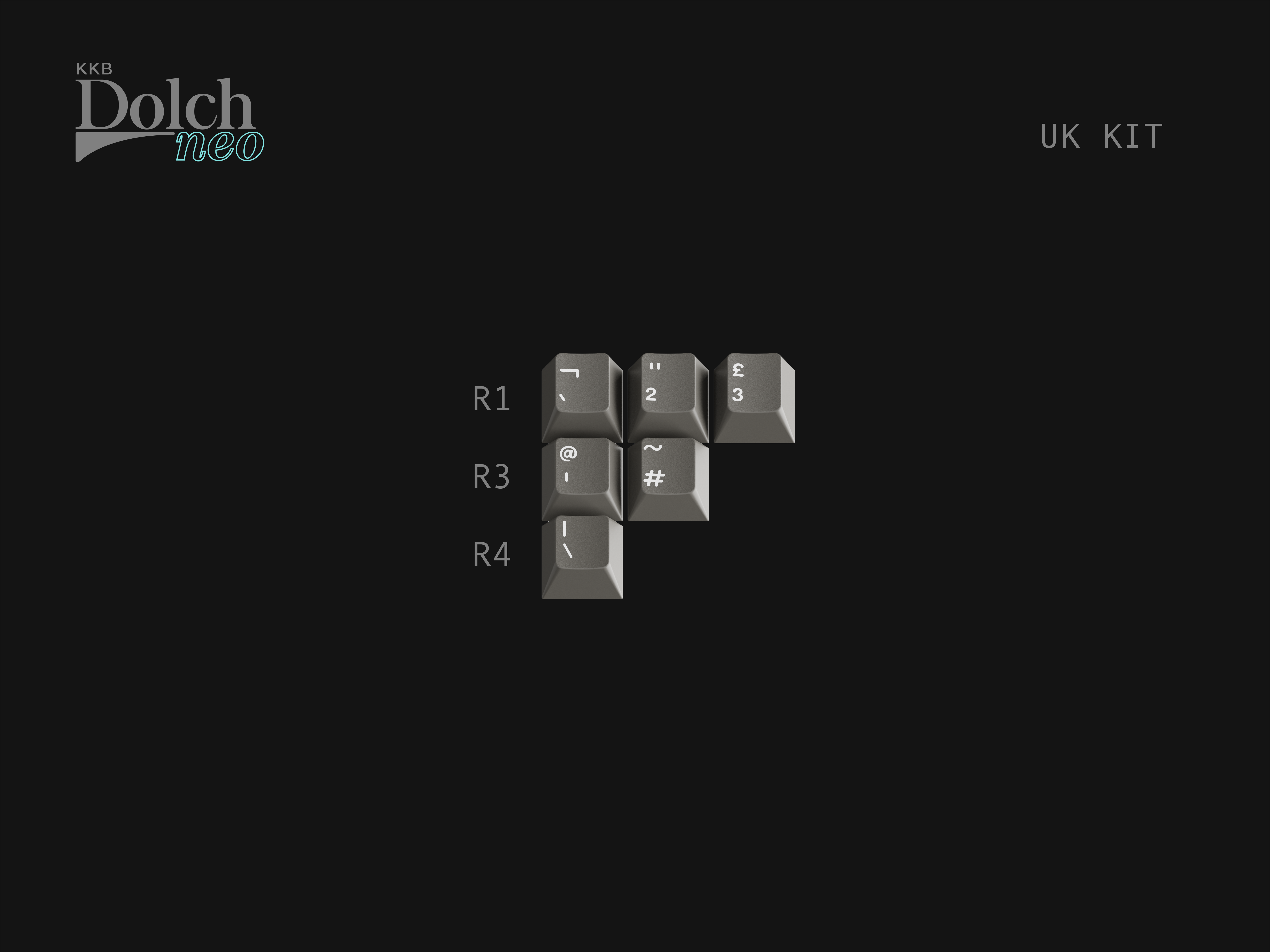 KKB Dolch Neo | R0, R5 in base, & big keys! image 5