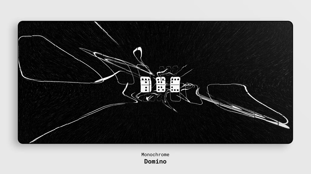 Monochrome Deskmat Series - LIVE! image 3