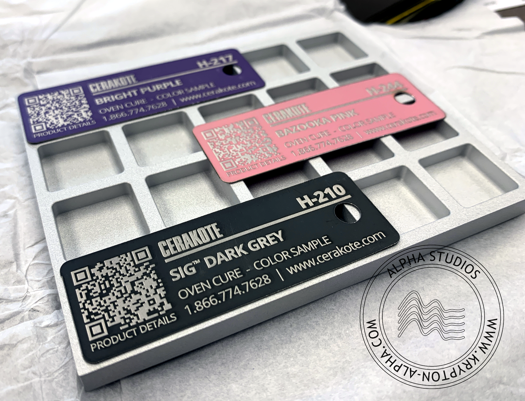 [Pre-Order] Krypton Alpha T19A Artisan Tray. Aluminium & Cerakote™ with Badge image 15