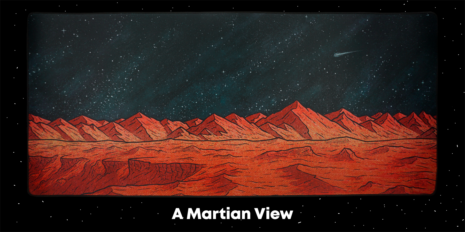 "A Martian View" Deskmat Collection | Extras In Stock