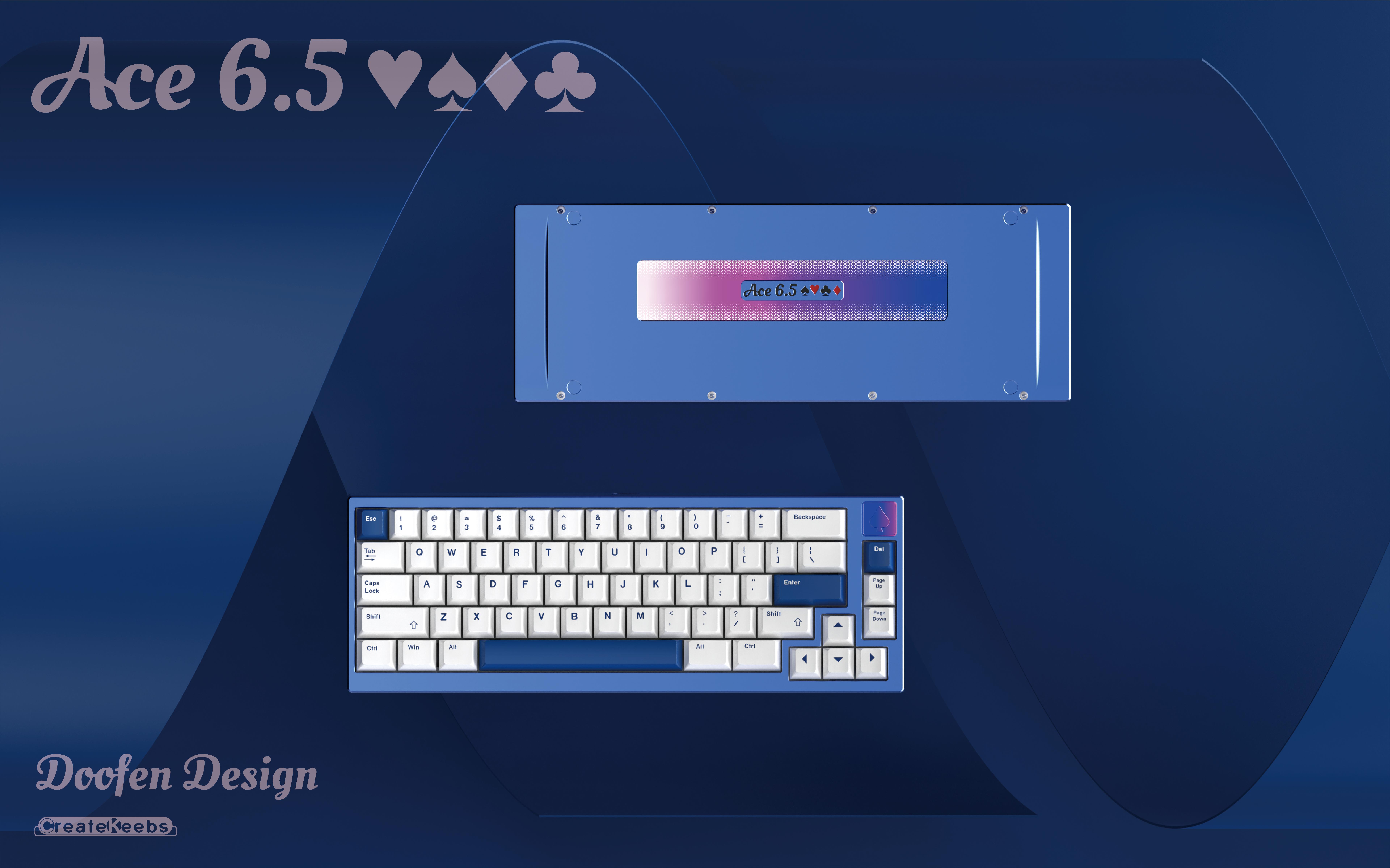 Ace6.5--65% Keyboard,Ceatekeebs 2023 new work image 6