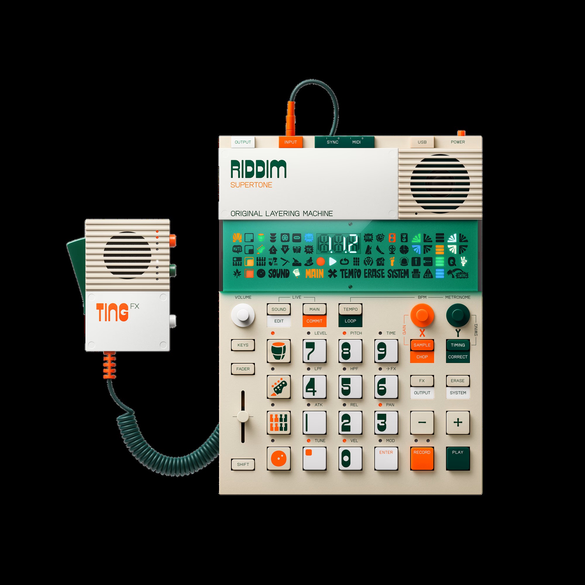 Keykobo RIDDIM — Vintage Terminal-Inspired Keycap Set