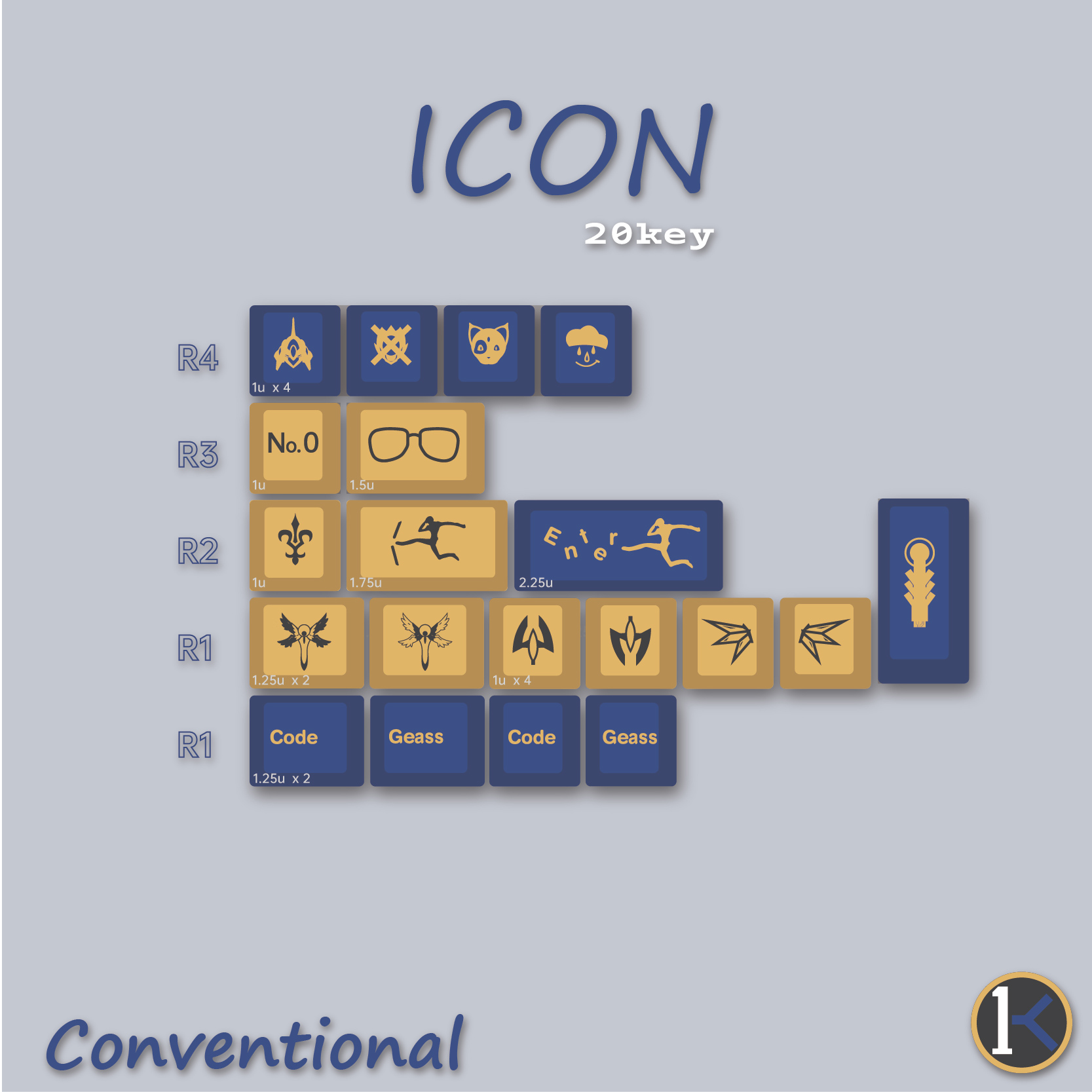 Lancelot Keyset - PBT / Cherry / Geekark image 3
