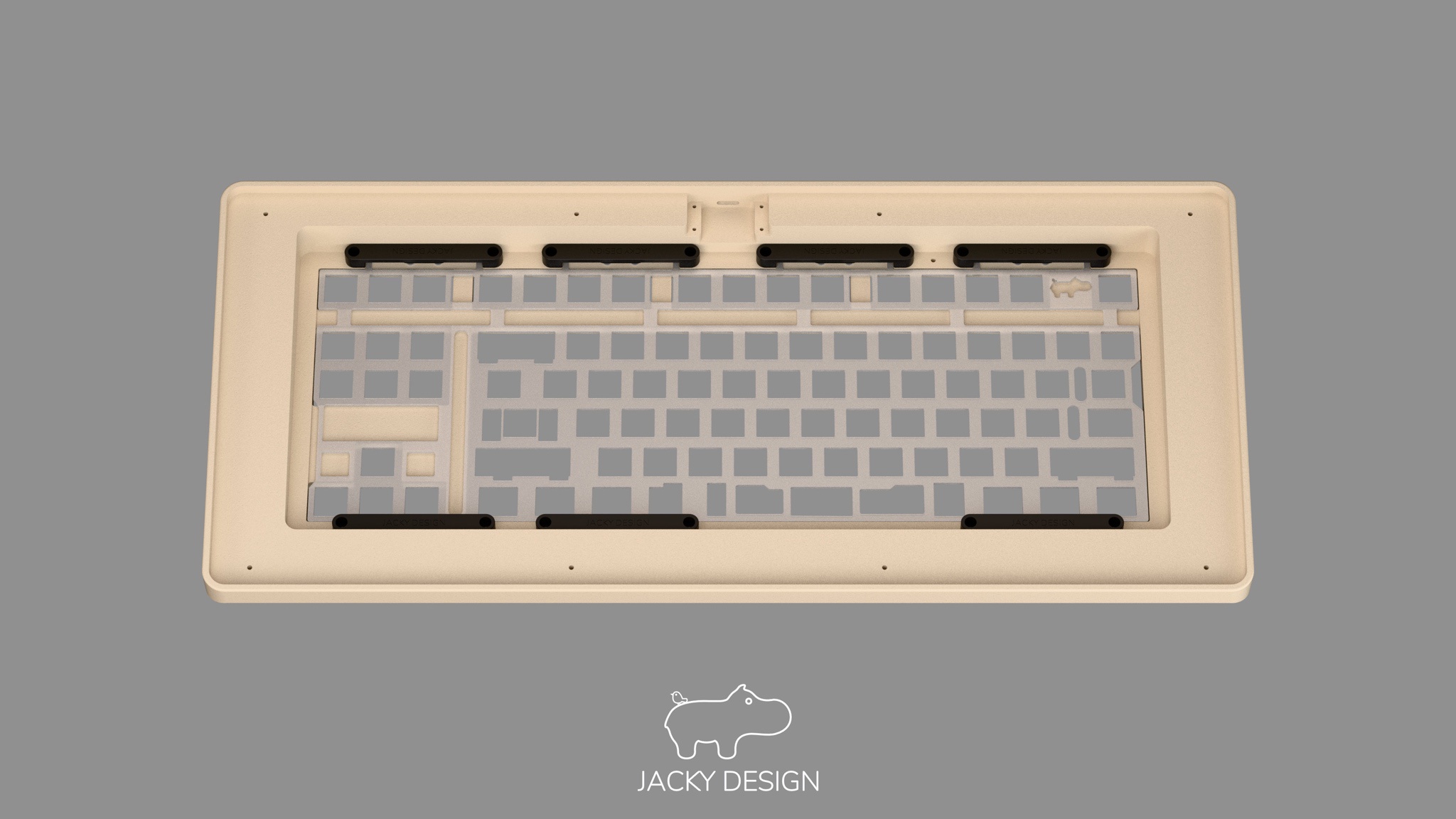 Hippo - Dual mount tkl custom keyboard (GB END) image 10