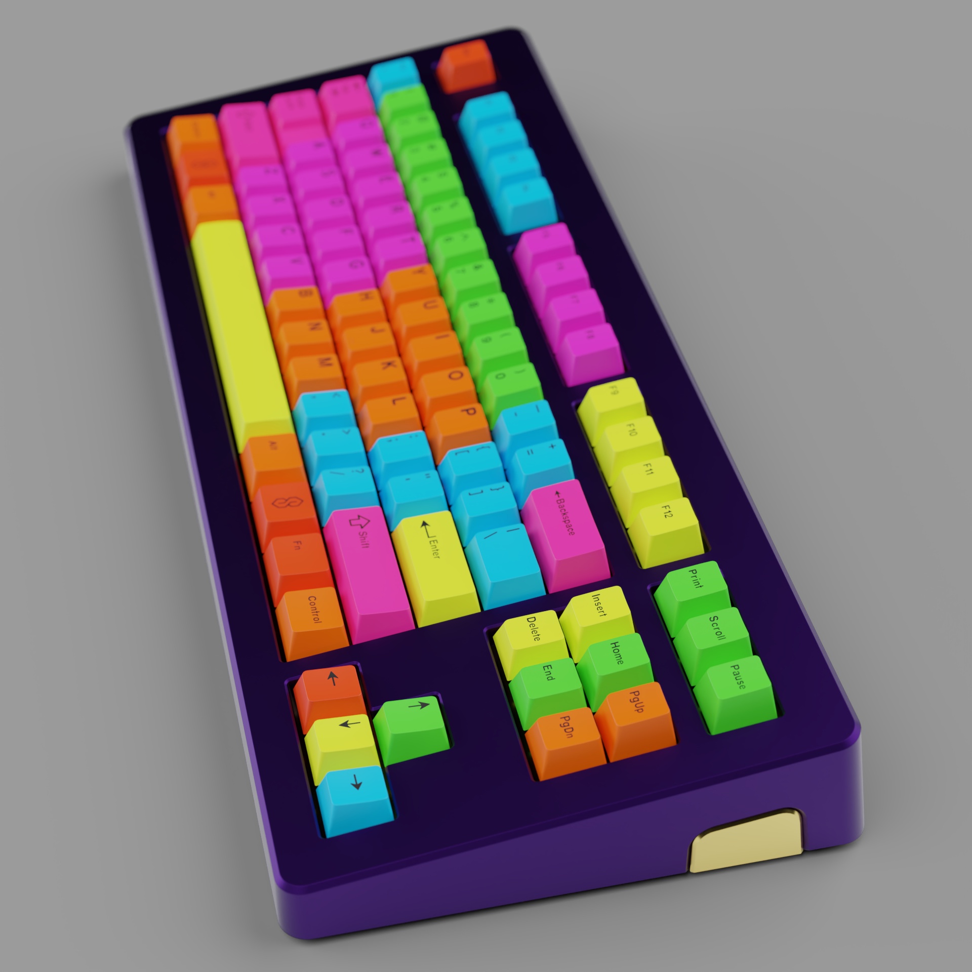 GMK CYL Highlight (Hi Licht) | Colours down to 5, novelty kit draft image 26