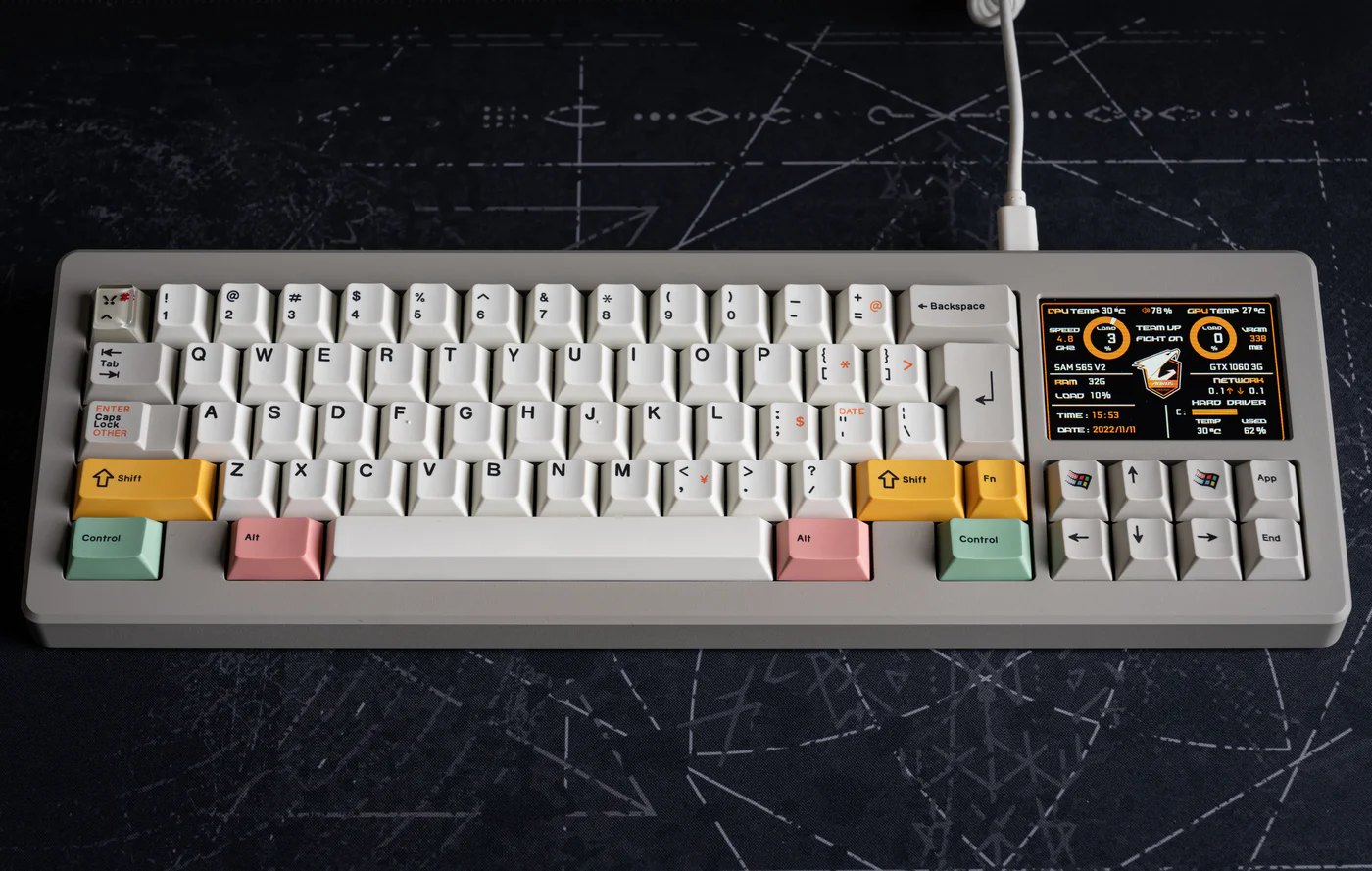 S65V2 Keyboard with 3.5 inch IPS Screen R2 IS LIVE image 3