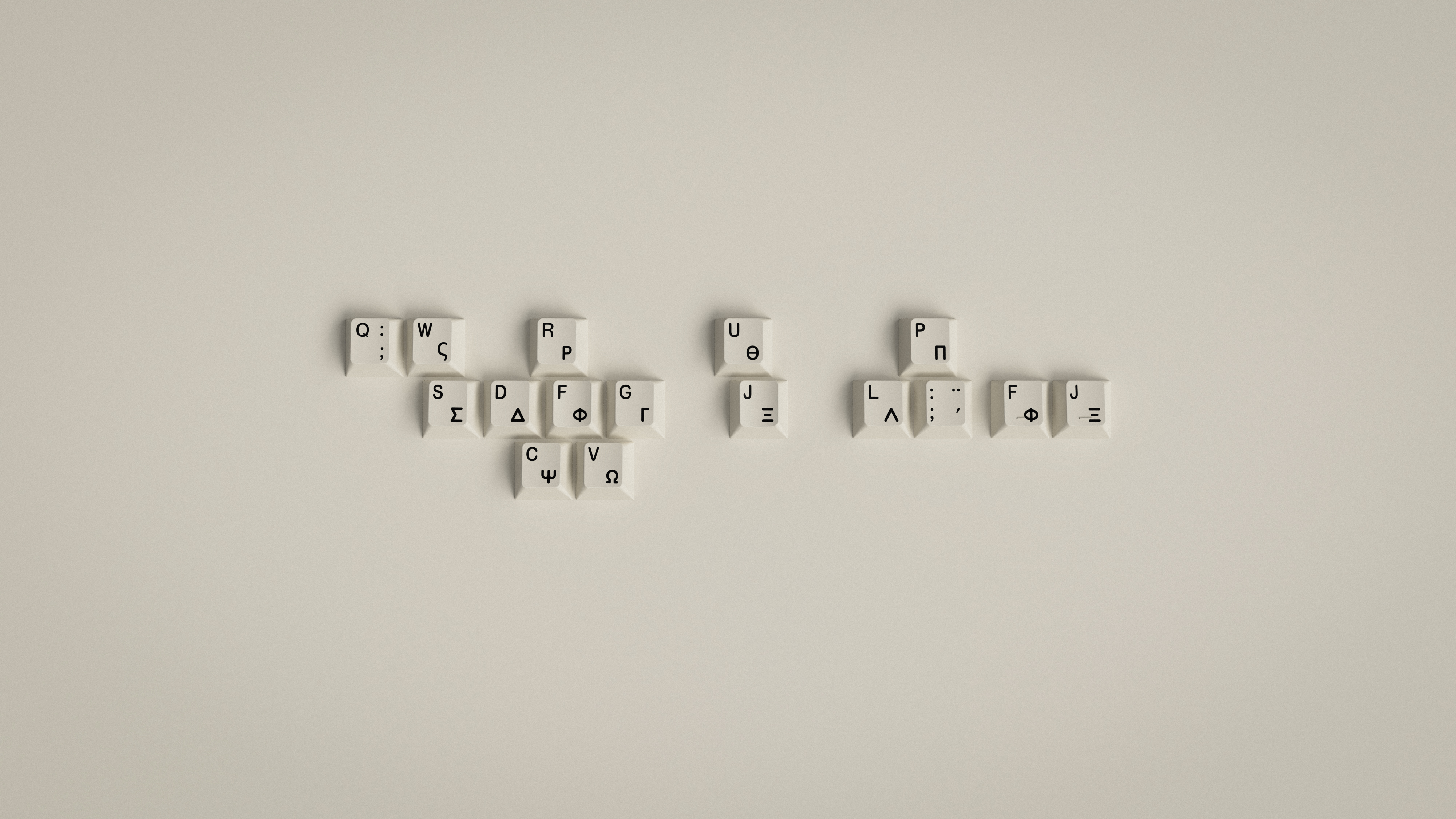 GMK Greek Beige Add-on Kit: SHIPPING image 2