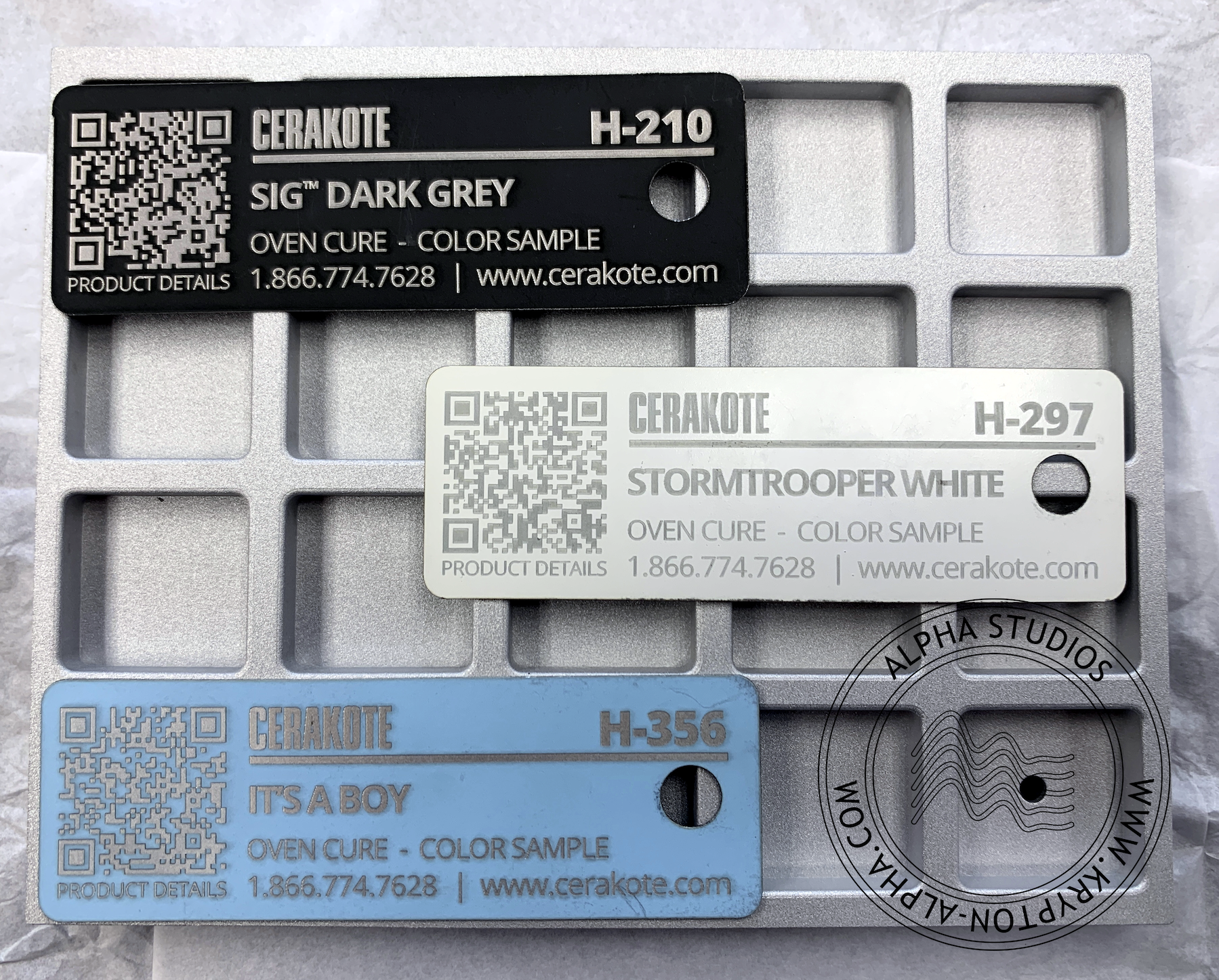 [Pre-Order] Krypton Alpha T19A Artisan Tray. Aluminium & Cerakote™ with Badge image 20