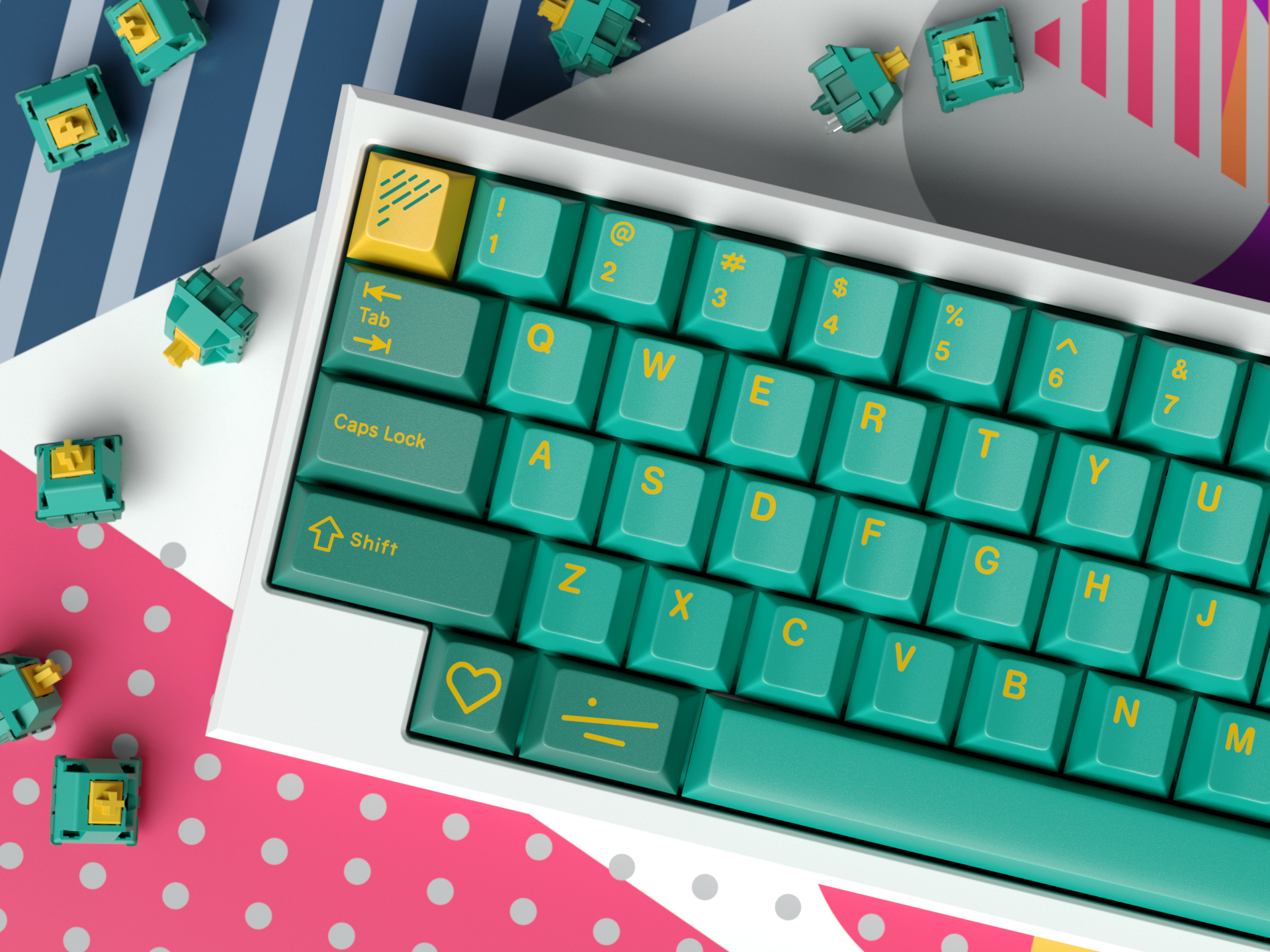 GMK Baltic and Gateron x Baltic Ink v2 switch (GB closed) image 6