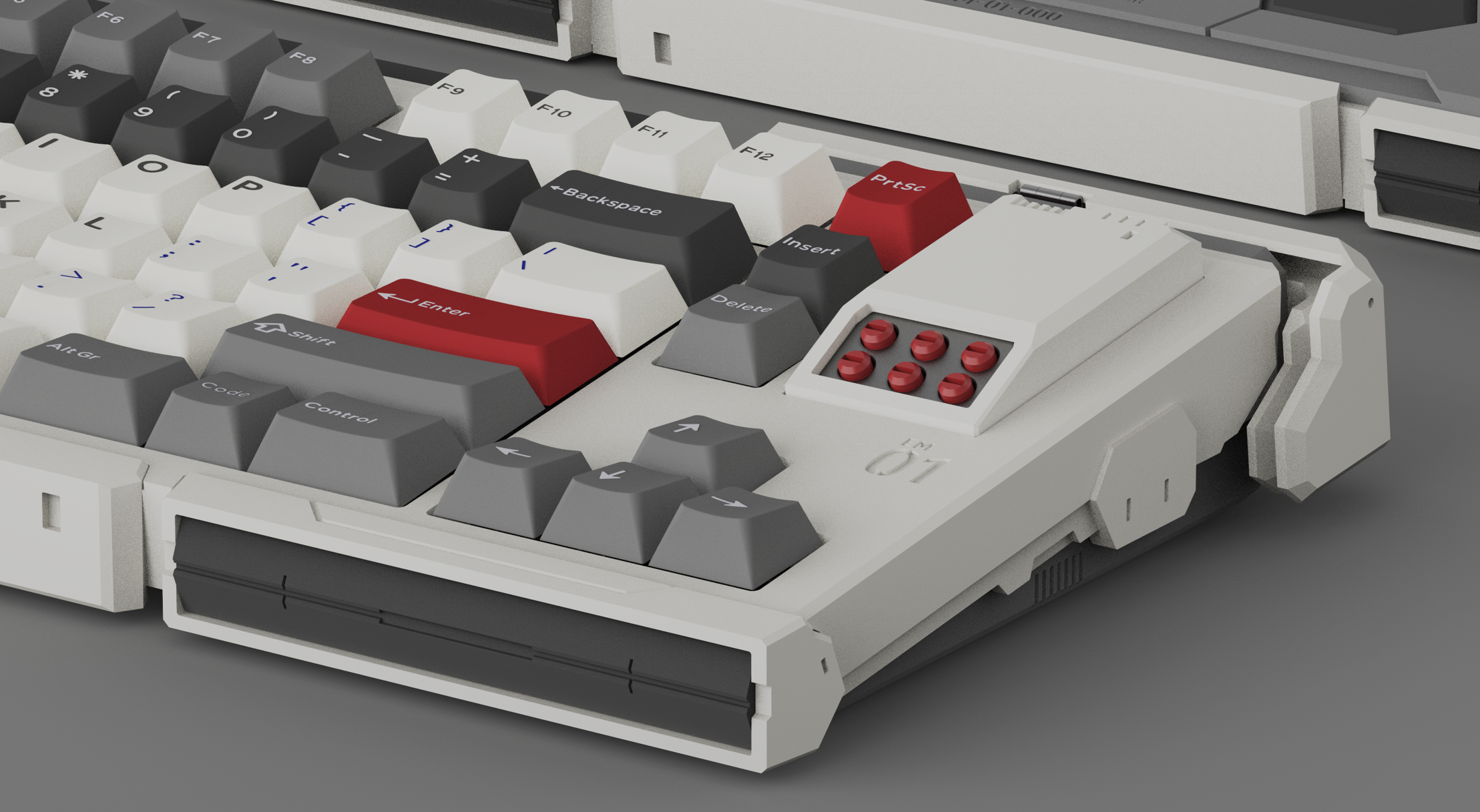 【IC】EM-01 80% Mecha-Themed Keyboard (by Zero G) image 3