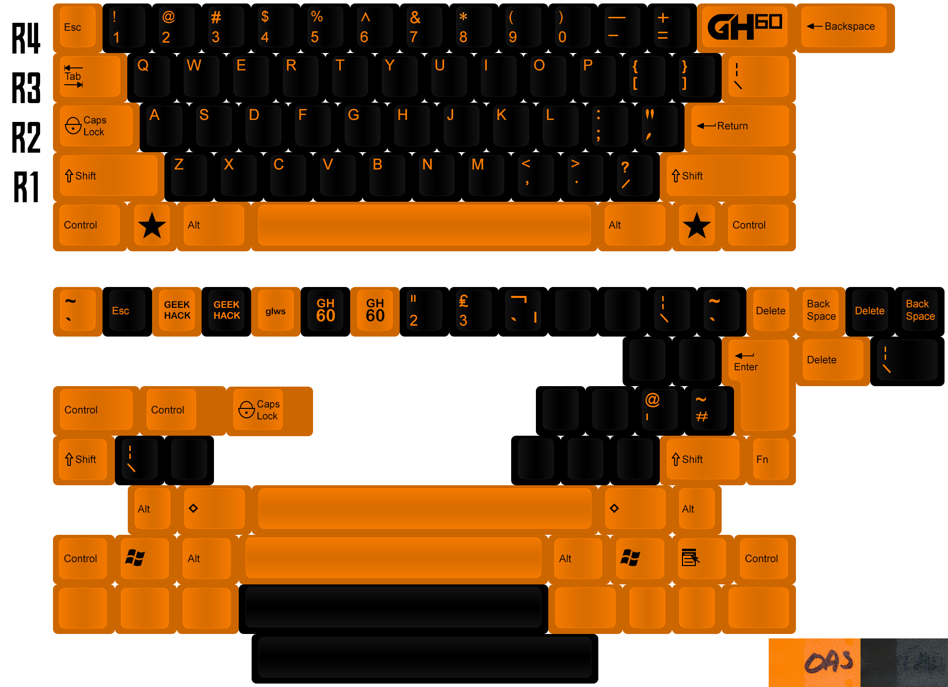 (GB) The GeekHack 60% Nostalgia Keyset (shipped) image 2