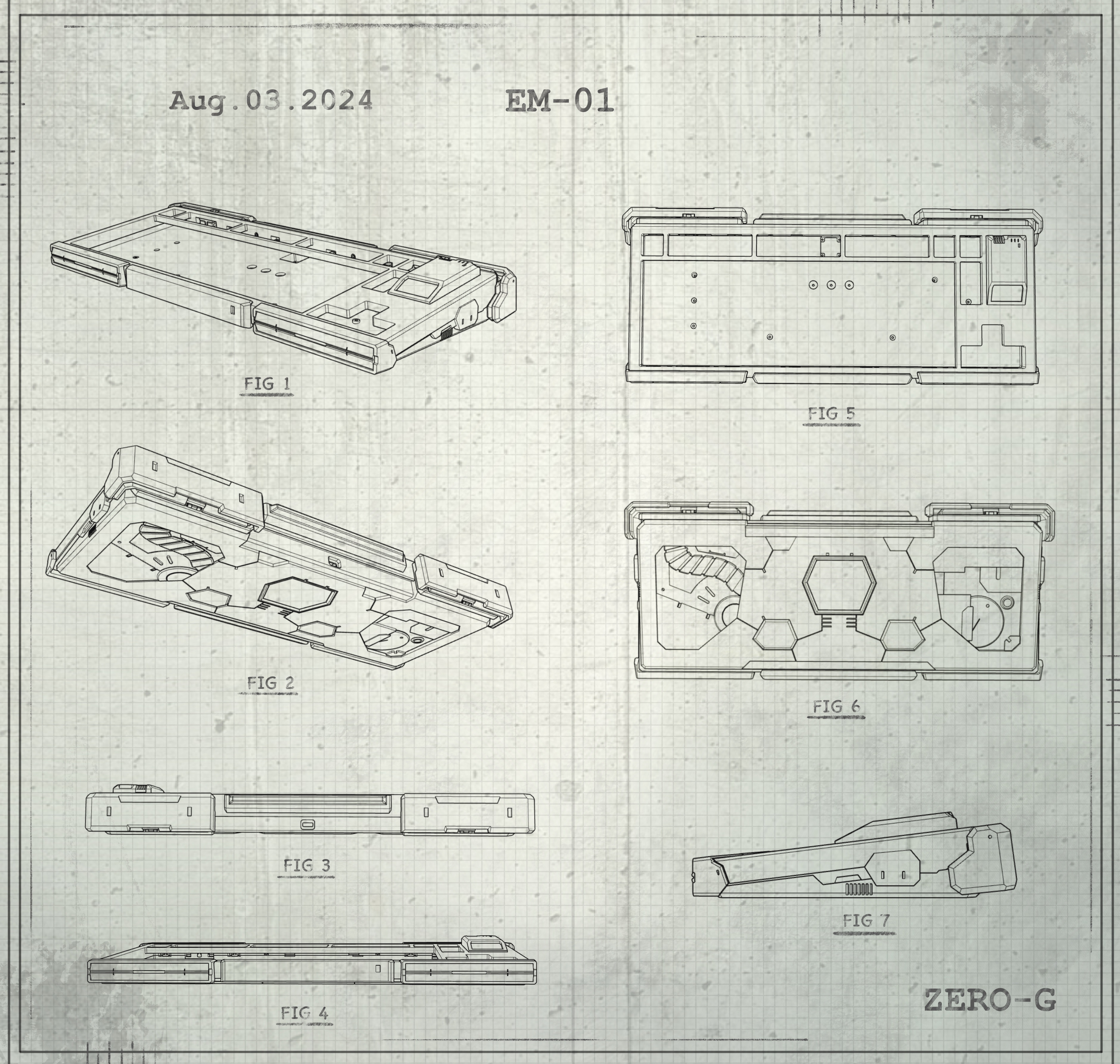 【IC】EM-01 80% Mecha-Themed Keyboard (by Zero G)